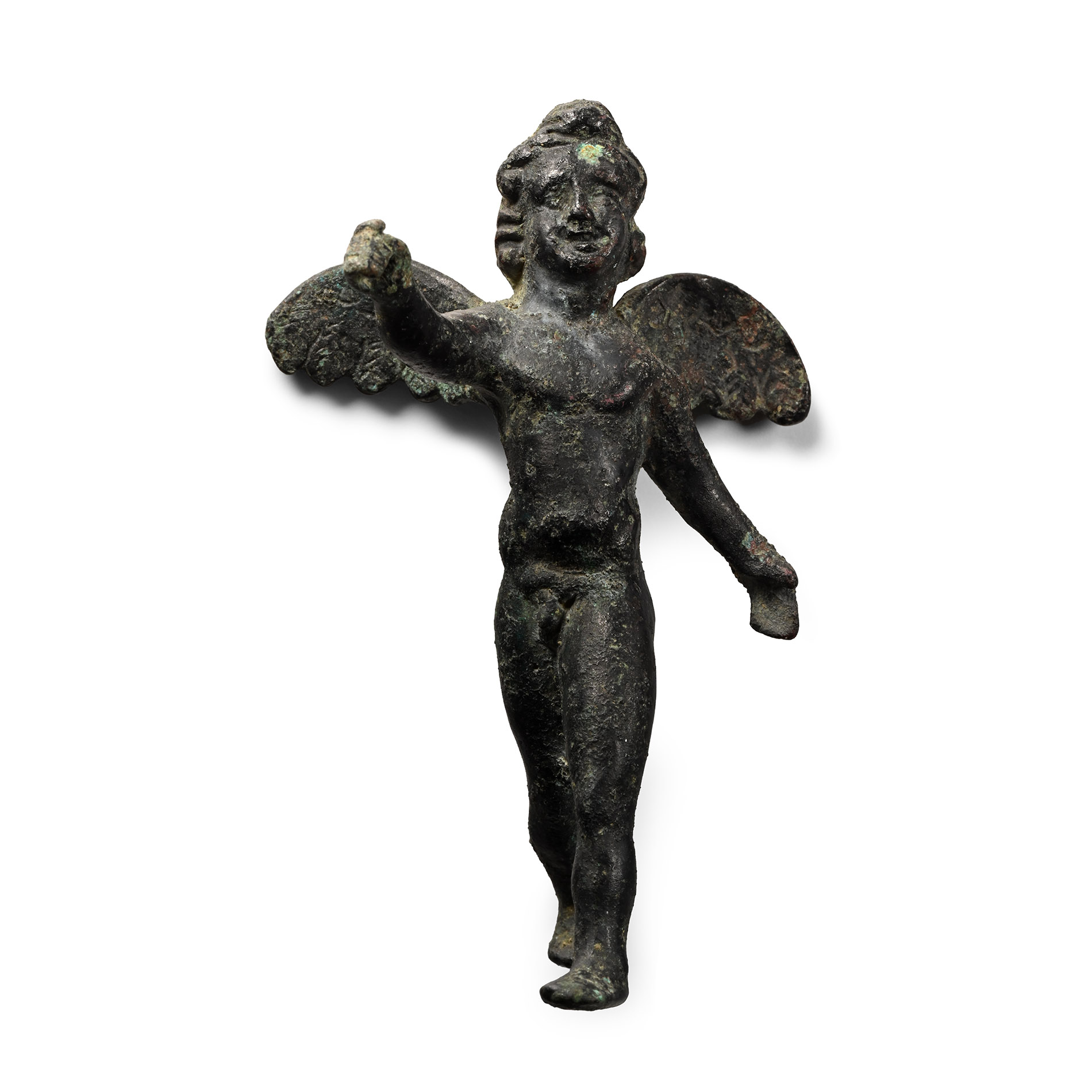 Roman Bronze Eros Statuette