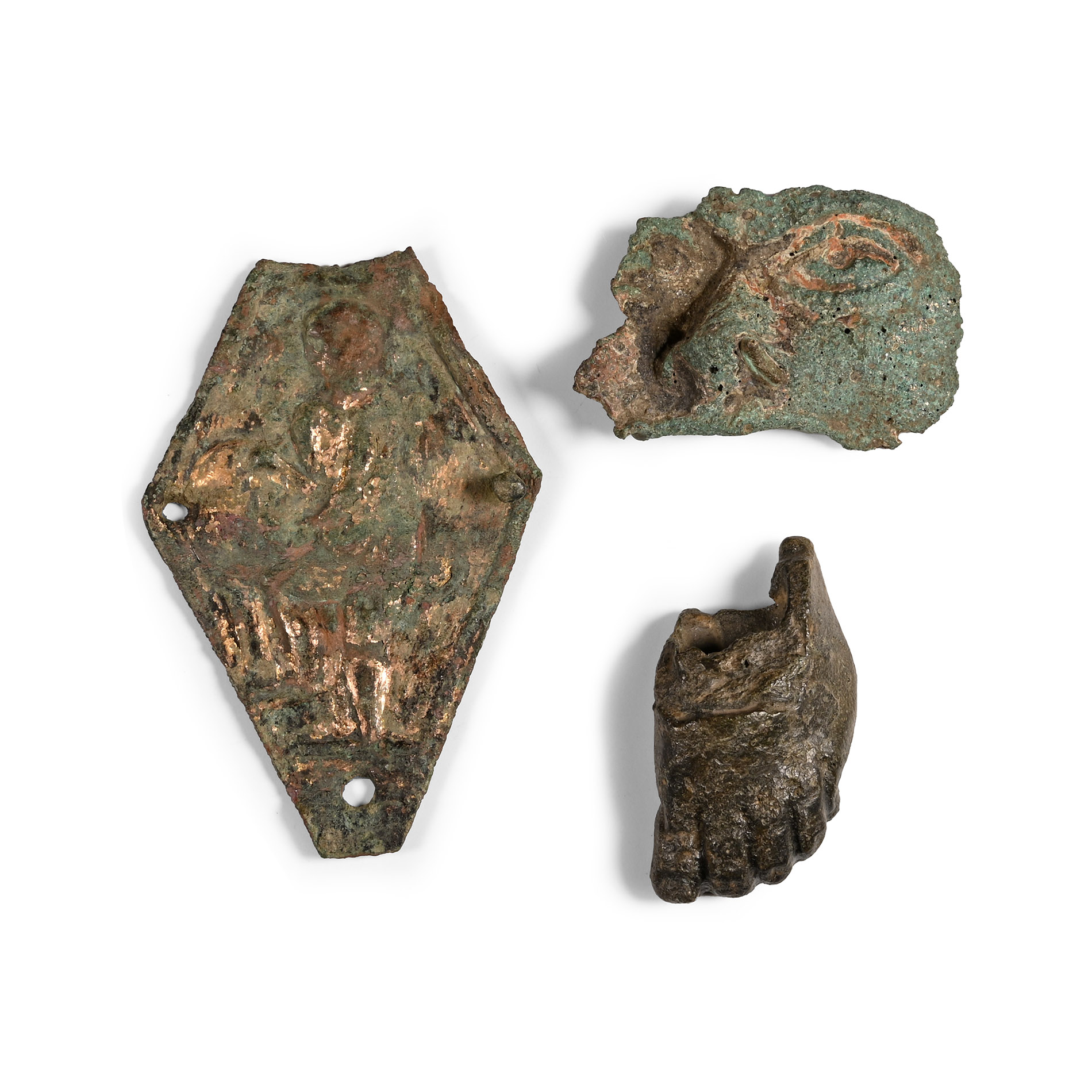 Roman Bronze Fragment Group