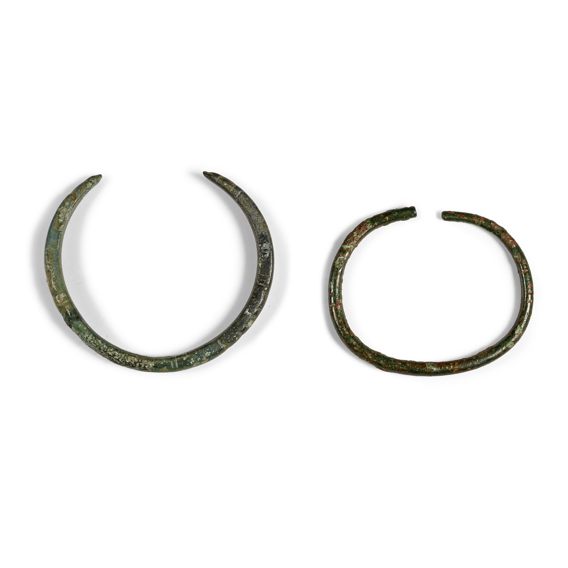 Roman Bronze Bracelet Pair