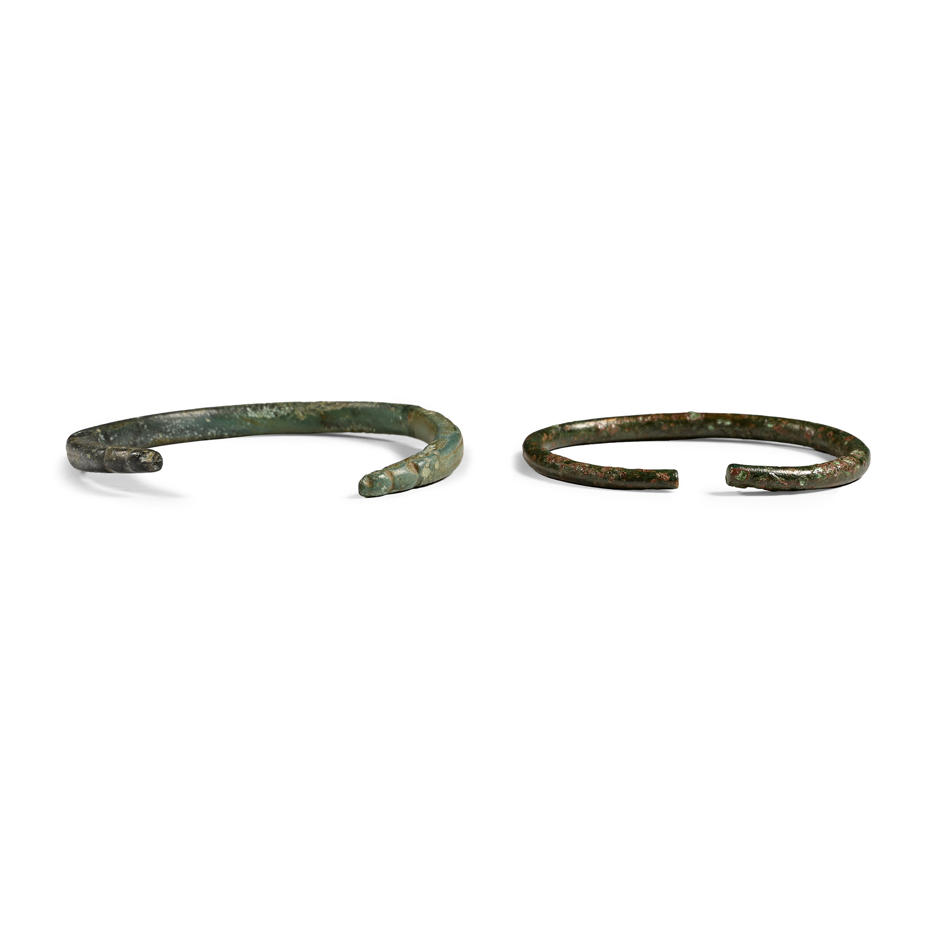 Roman Bronze Bracelet Pair