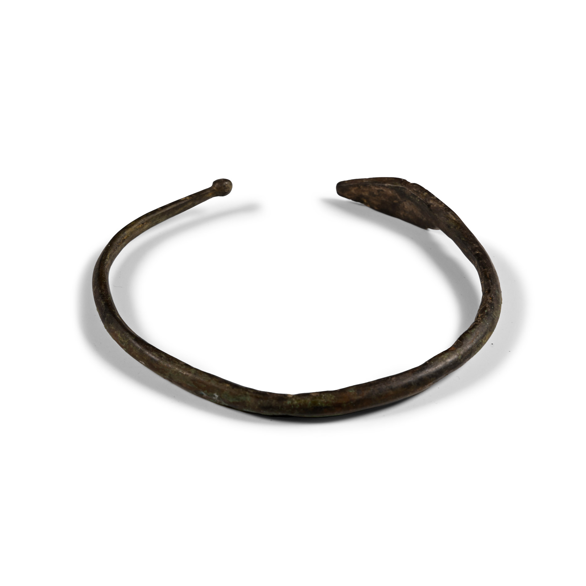 Migration Period Bronze Snake Bracelet