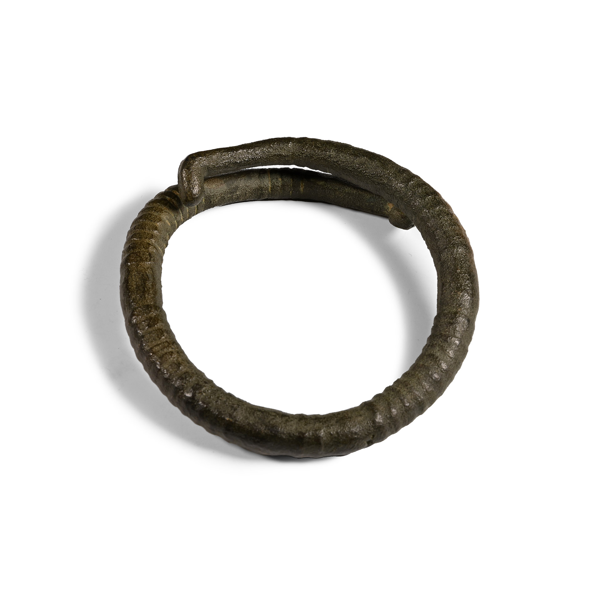 Heavy Bronze Age Ribbed Bracelet