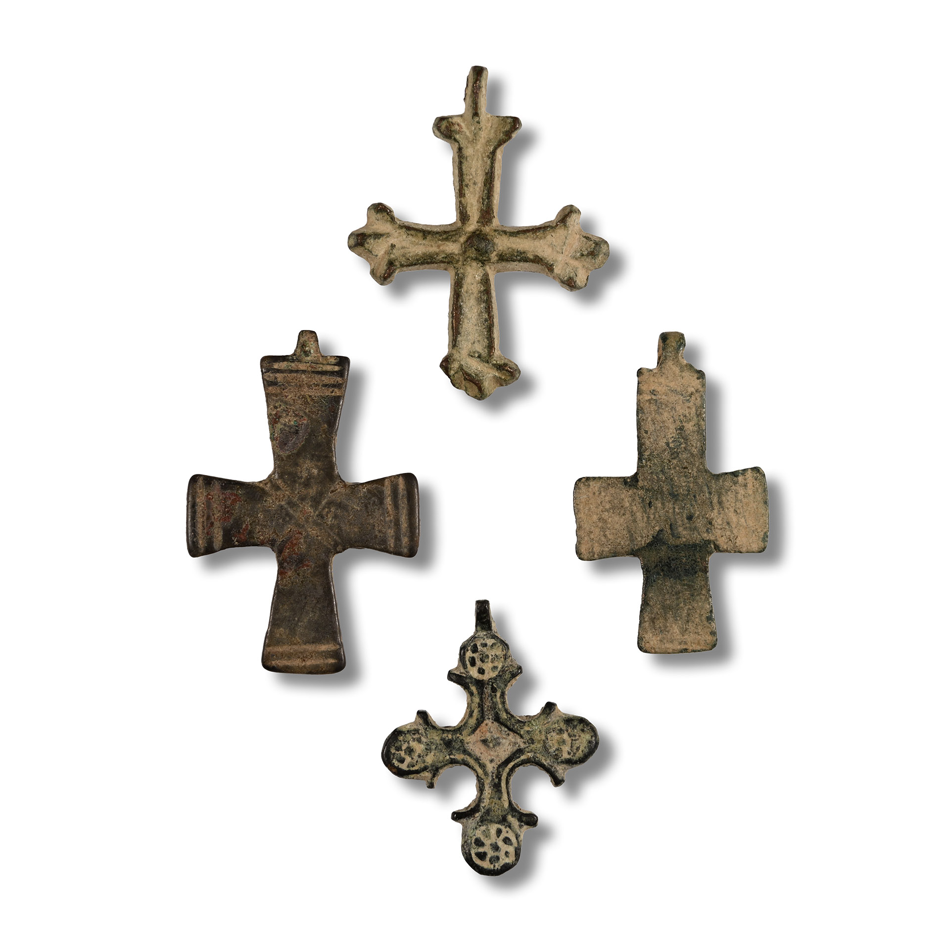 Byzantine Bronze Cross Group