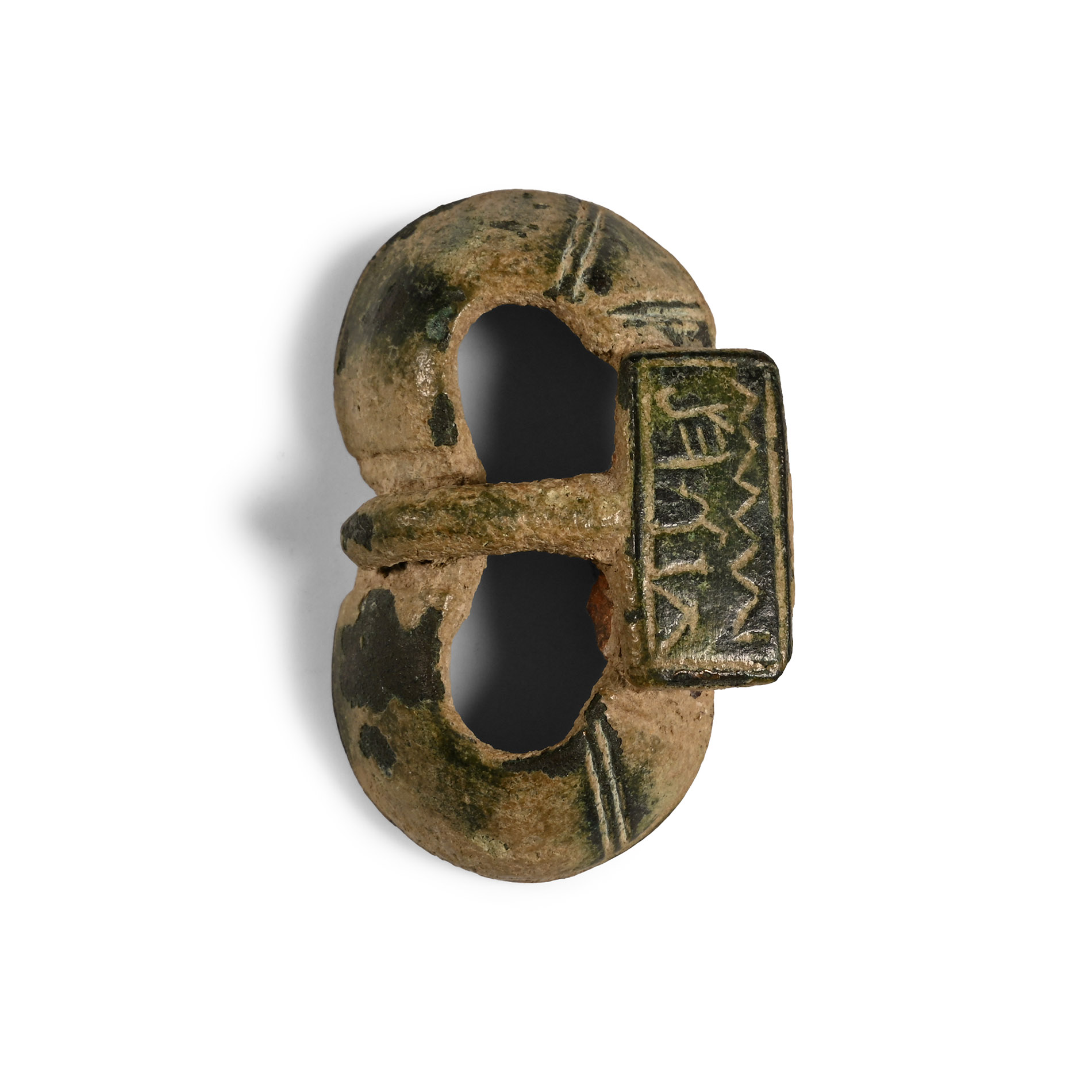 Byzantine Decorated Bronze Buckle