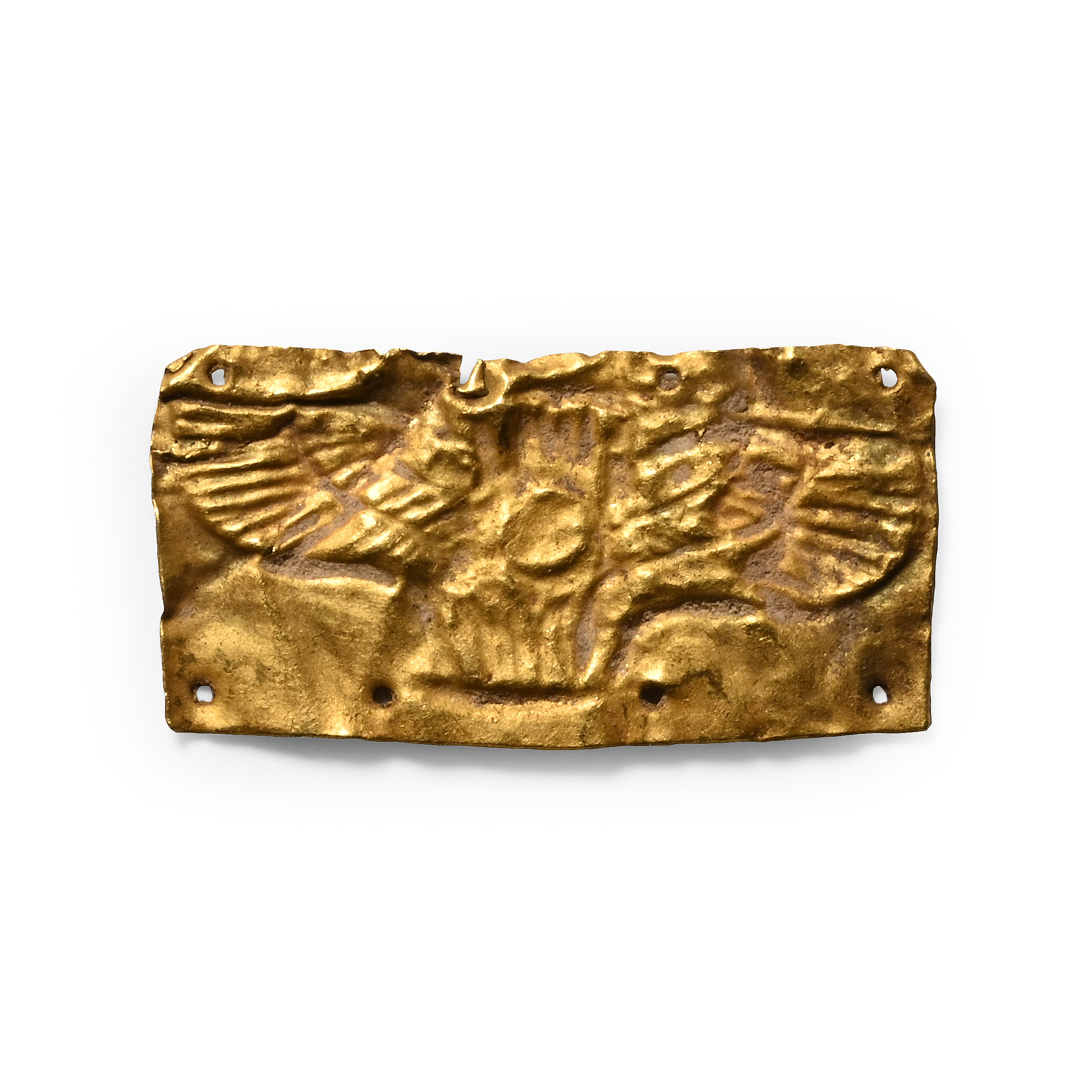 Egyptian Gold Winged Plaque