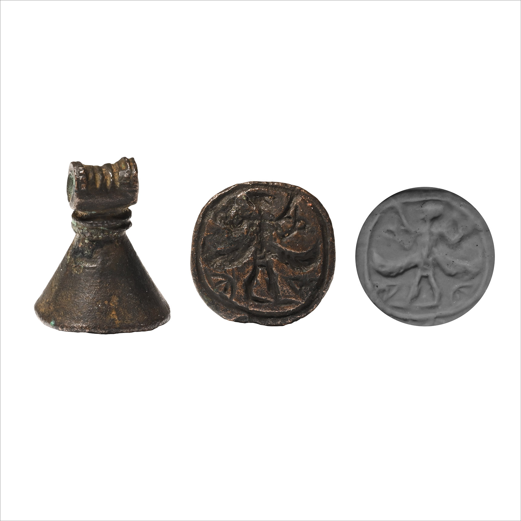 Western Asiatic Stamp Seal with Winged Man