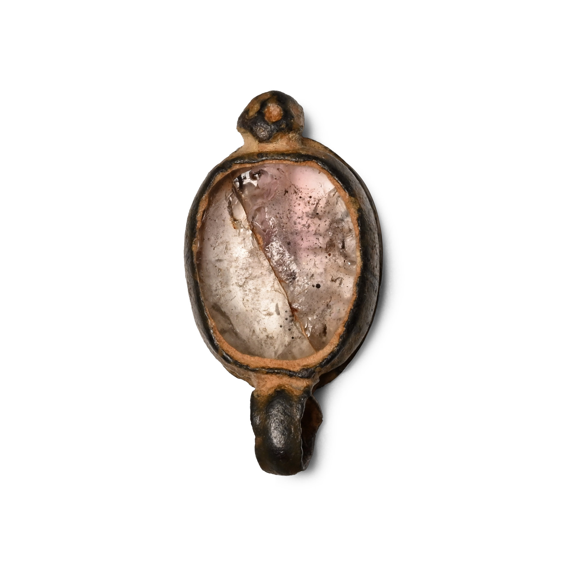 Phoenician Amethyst Gemstone with Aramaic Inscription