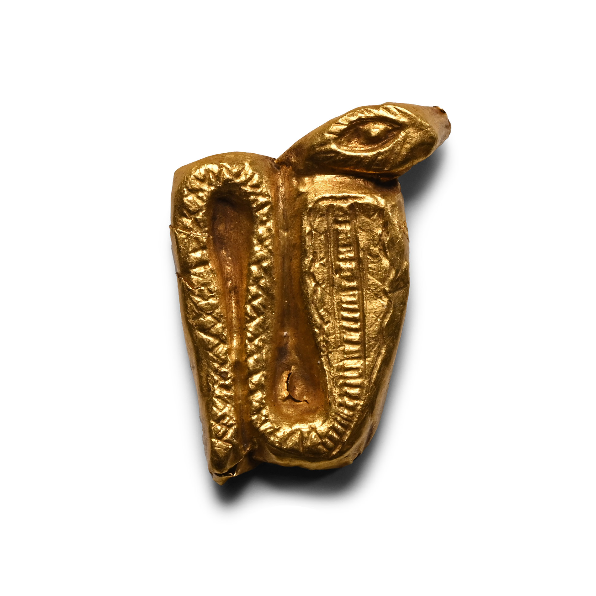 Egyptian Gold Uraeus Appliqué