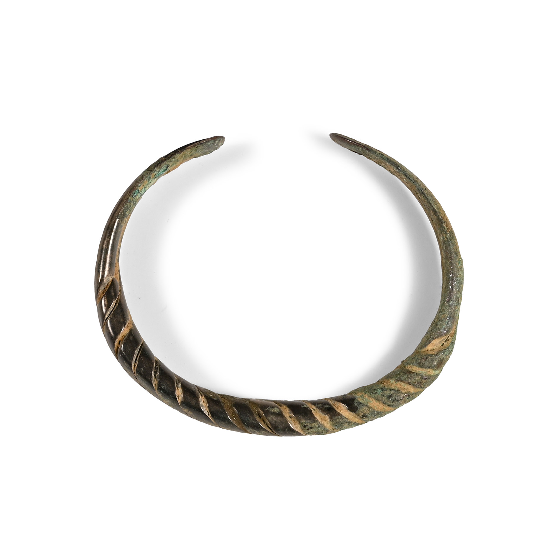 Viking Age Bronze Twisted Bracelet