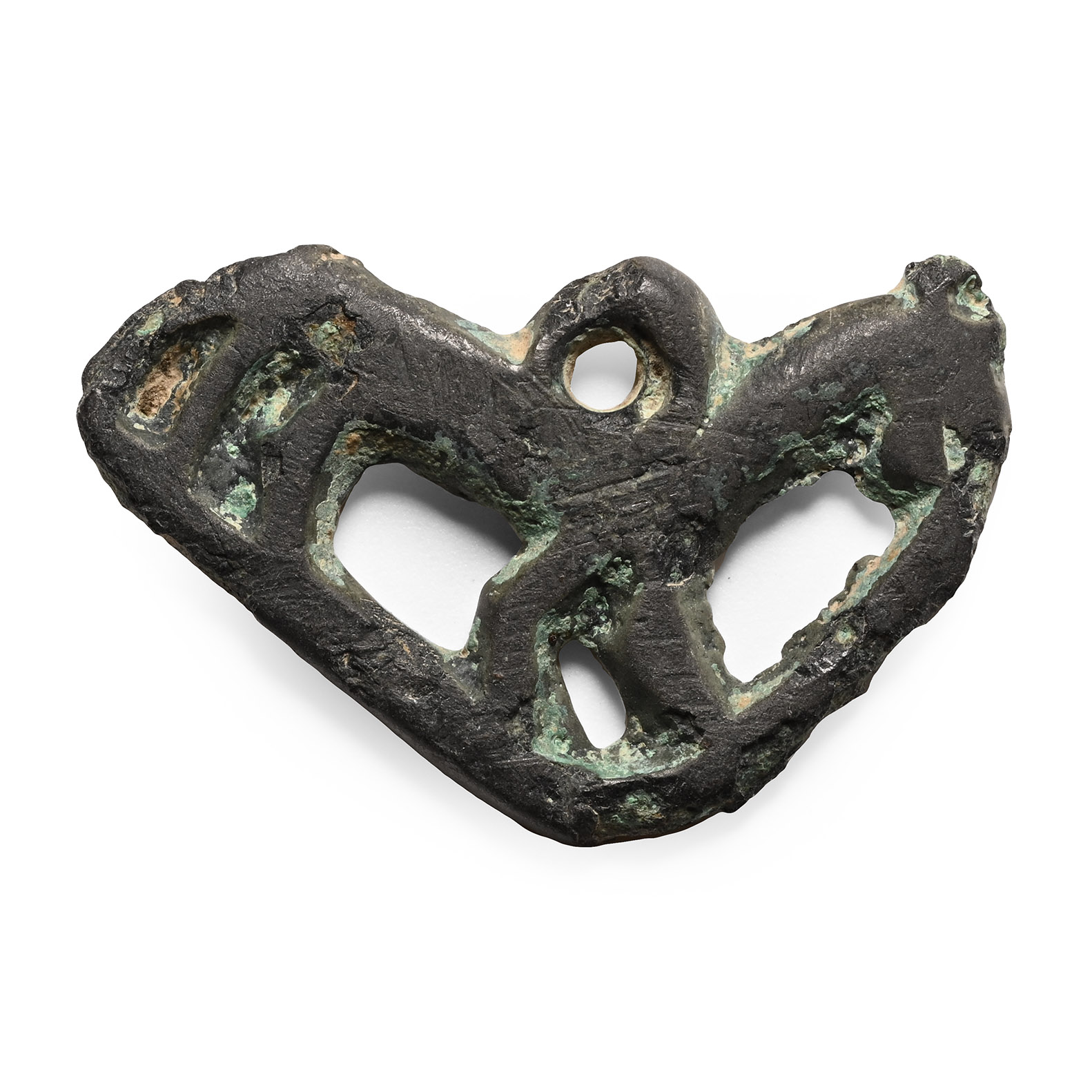 Medieval Bronze Horse Pendant