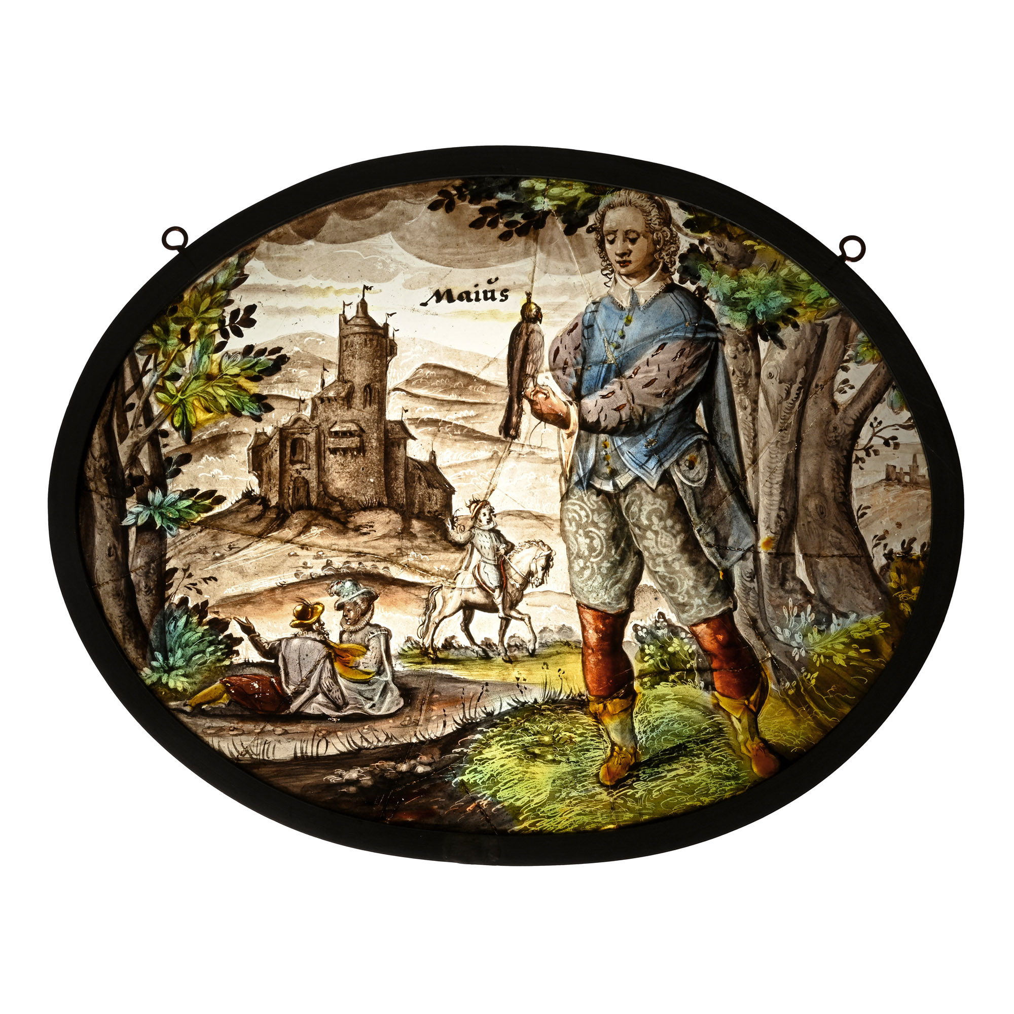 Stained Glass Panel of the Month of May
