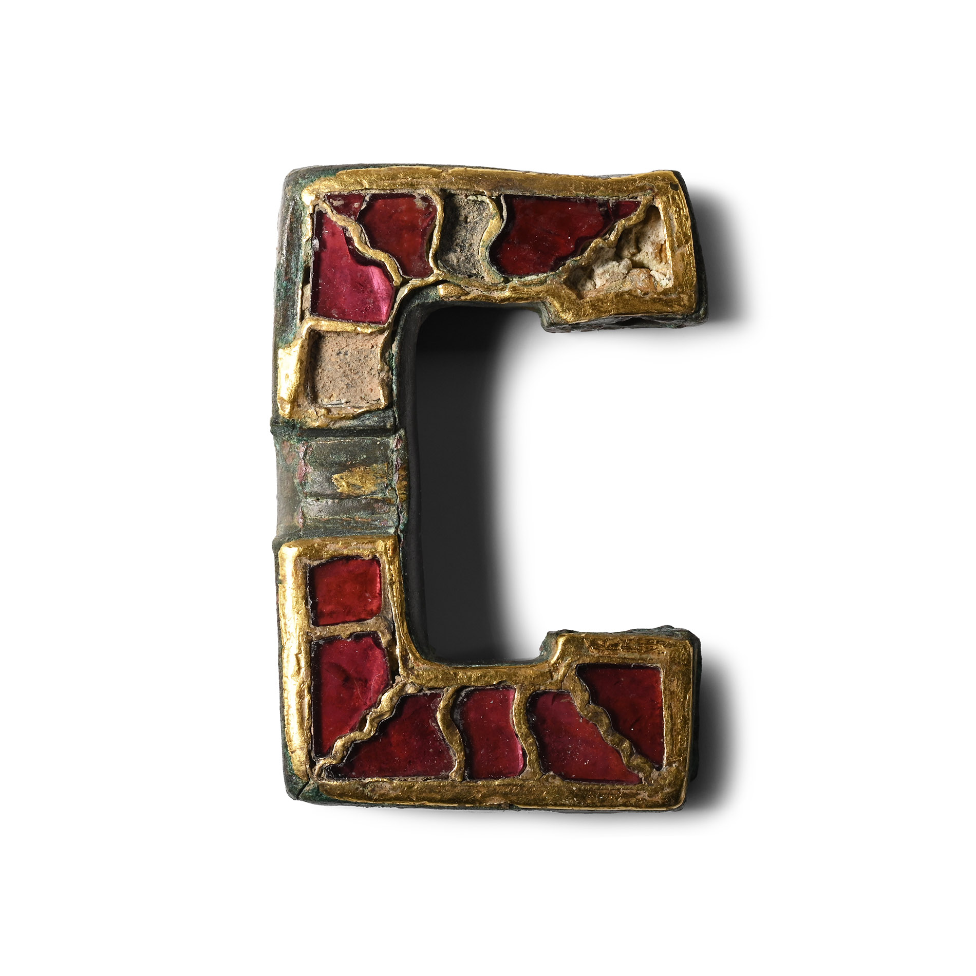 Merovingian Gold and Garnet Buckle Loop