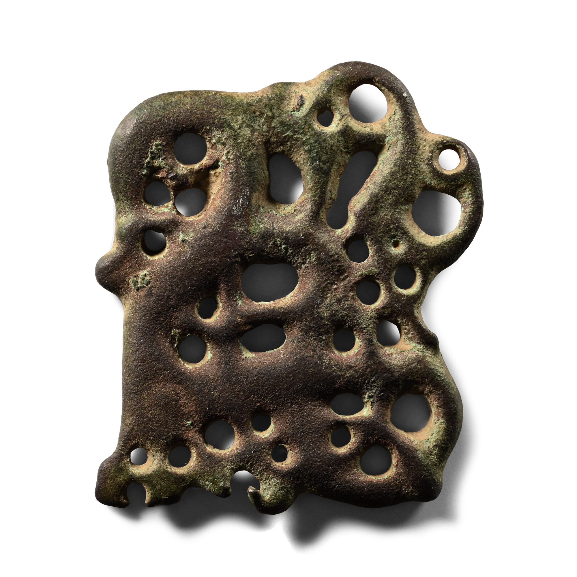 'The Stratton Strawless' Anglo-Scandinavian Viking Bronze Urnes Beast Mount