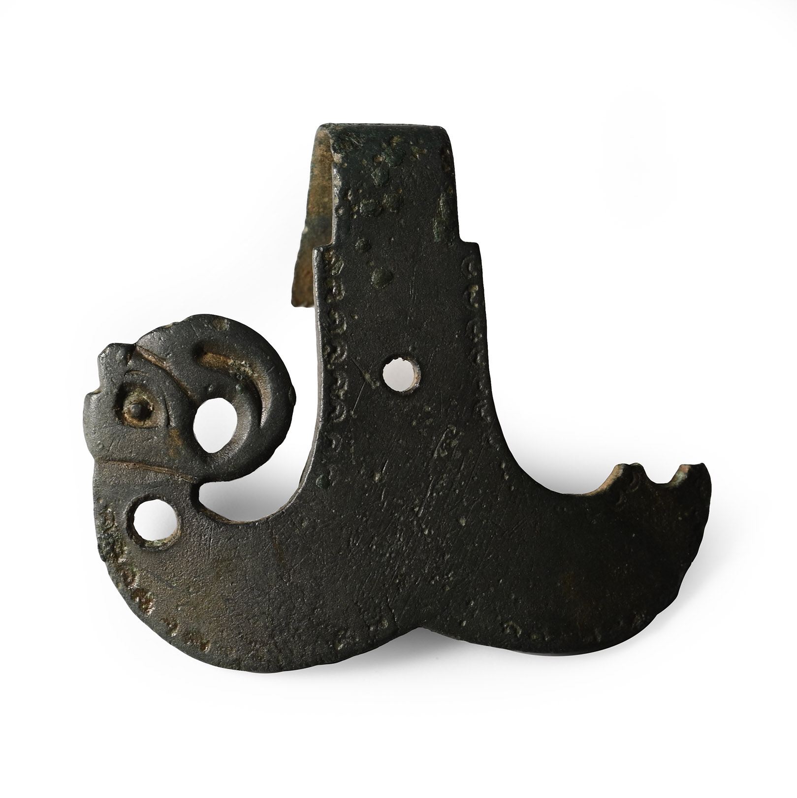 Anglo-Saxon Bronze Bucket Mount