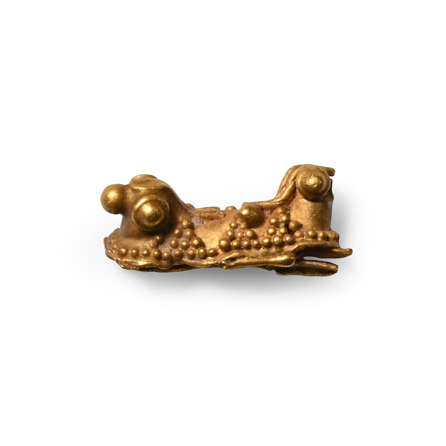Western Asiatic Gold Recumbent Beast Bead