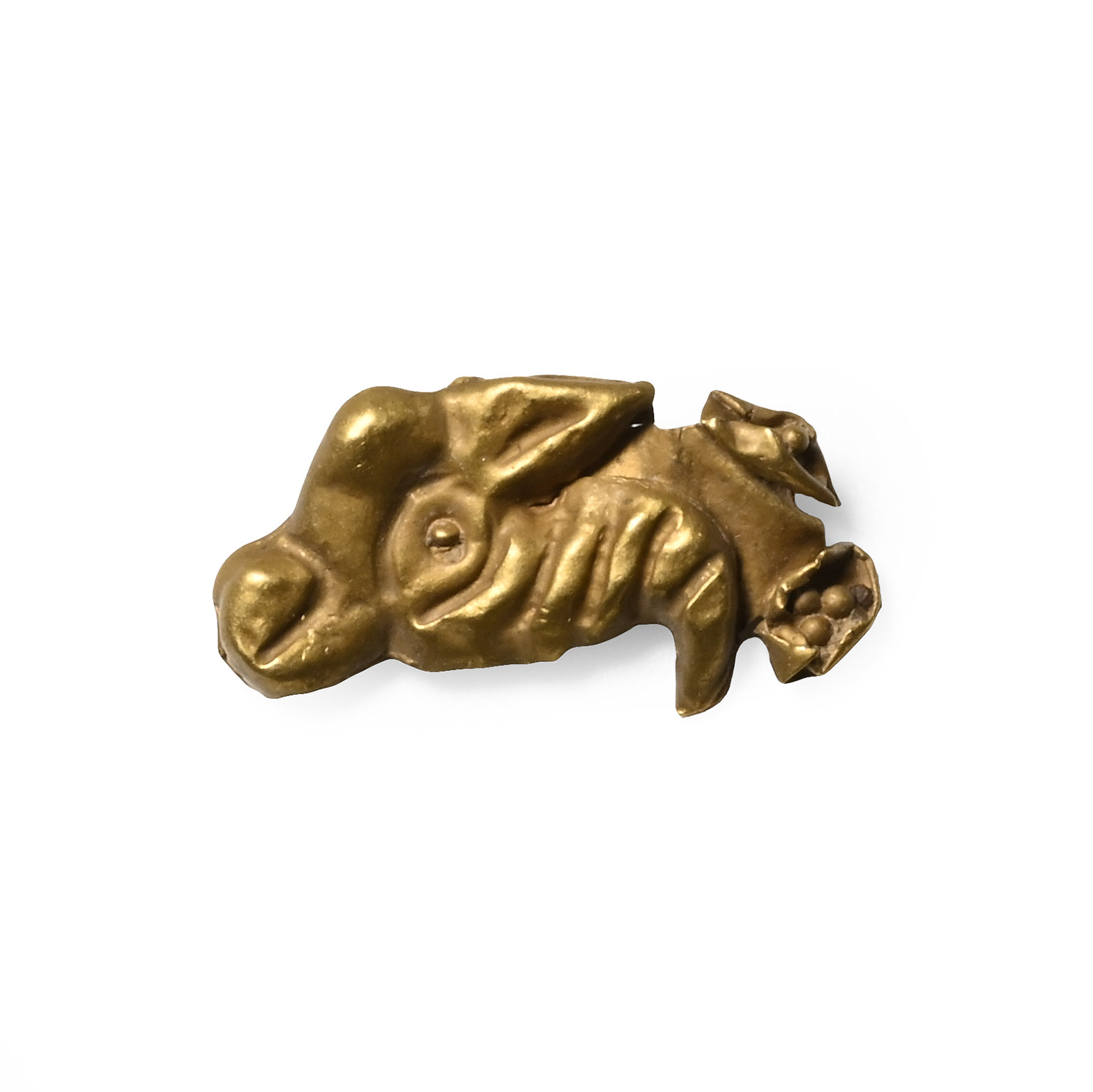 Viking Age Gold Animal-Headed Applique