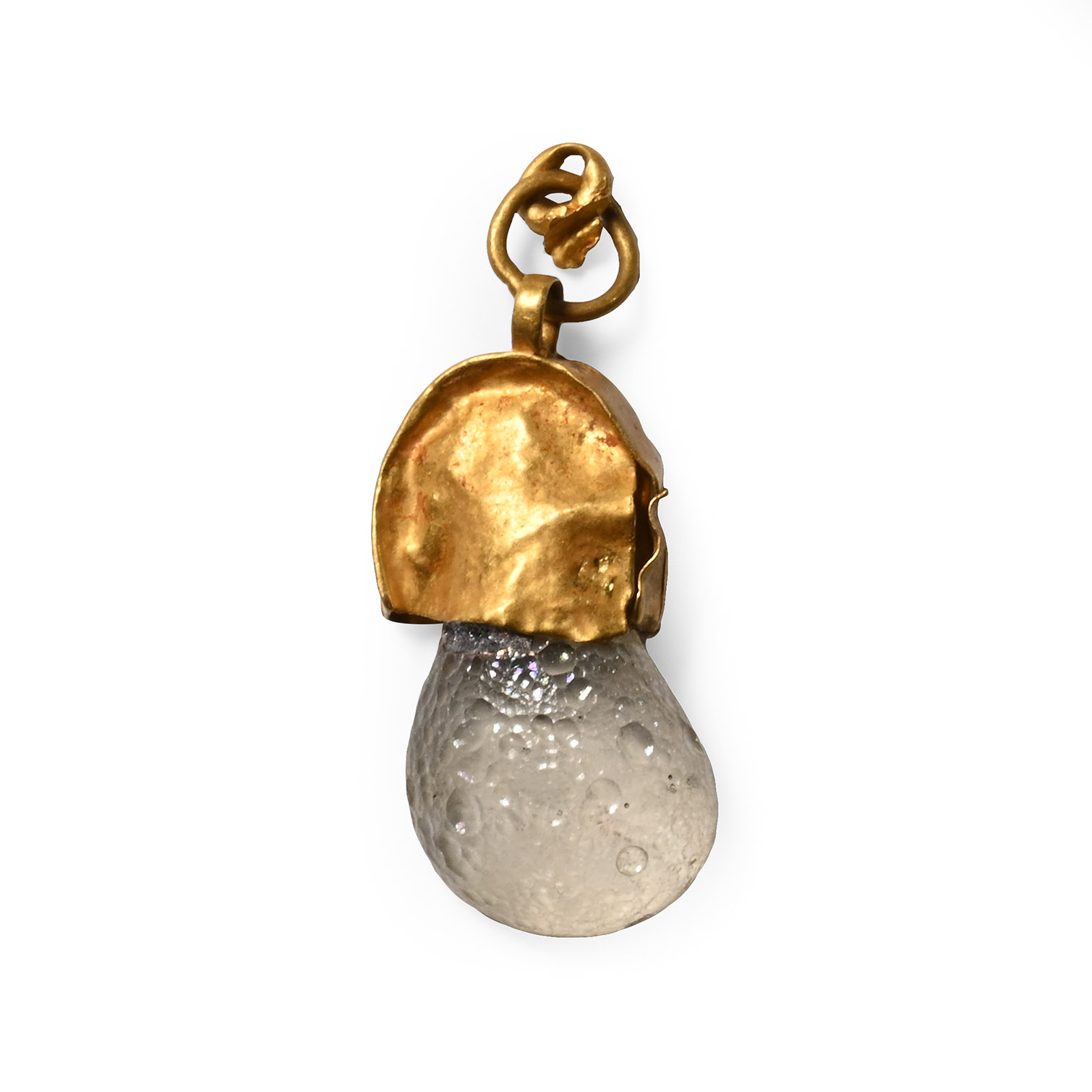 Viking Age Gold 'Elf Shot' Pendant