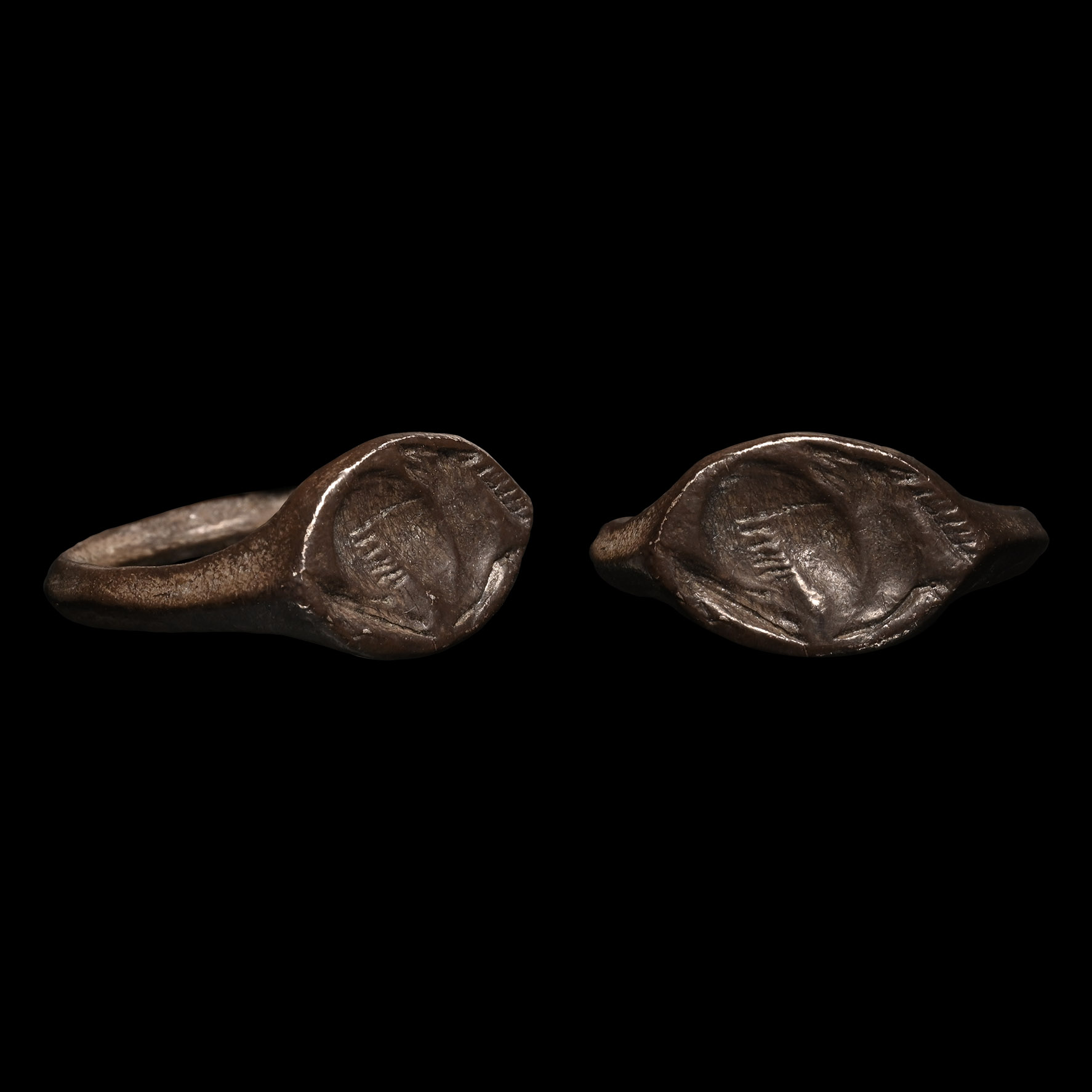 Greek Silver Ring with Animal