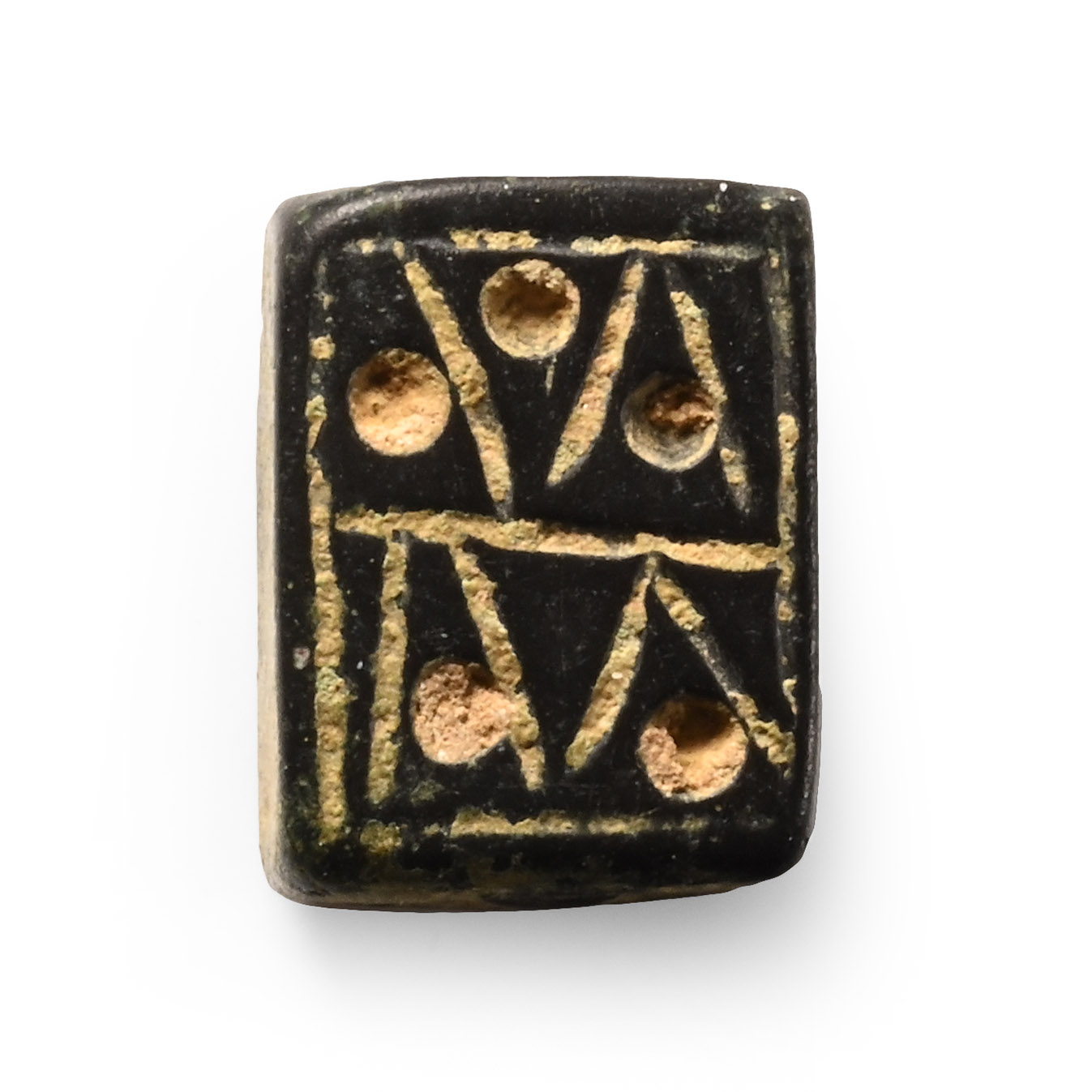 Western Asiatic Bronze Amuletic Bead