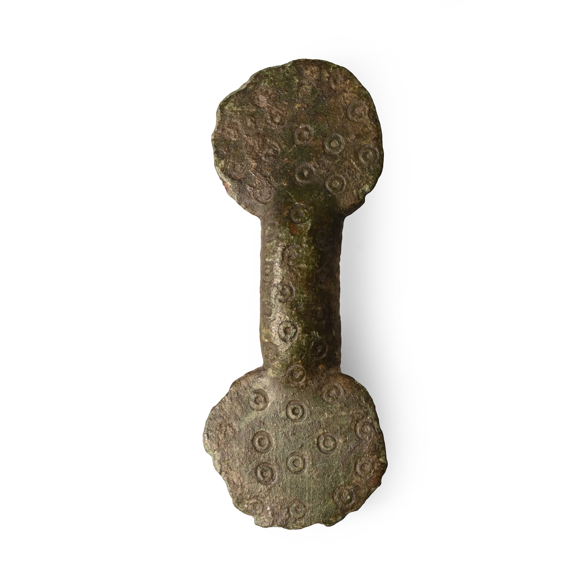 Anglo-Saxon Bronze Equal-Arm Brooch