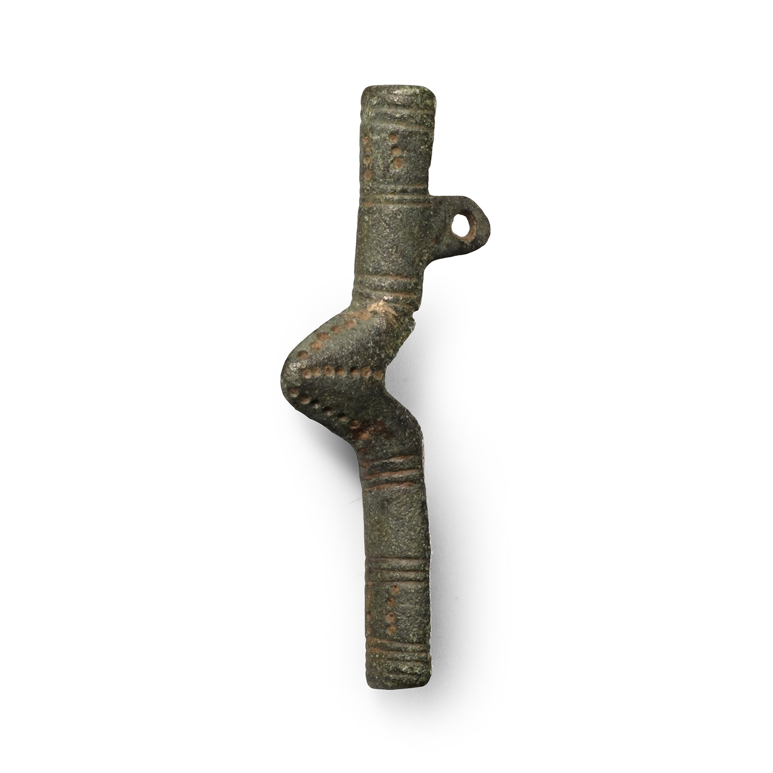 Anglo-Saxon Bronze Equal-Arm Brooch