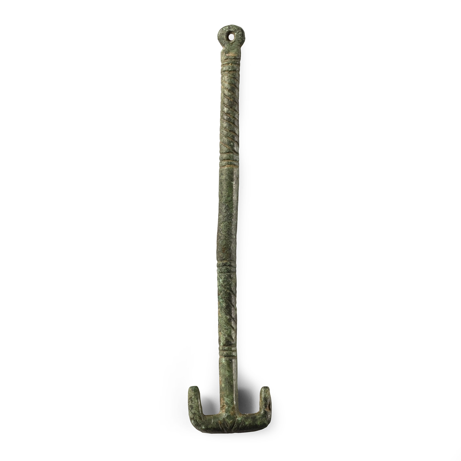 Anglo-Saxon Bronze Miniature Girdle Hanger