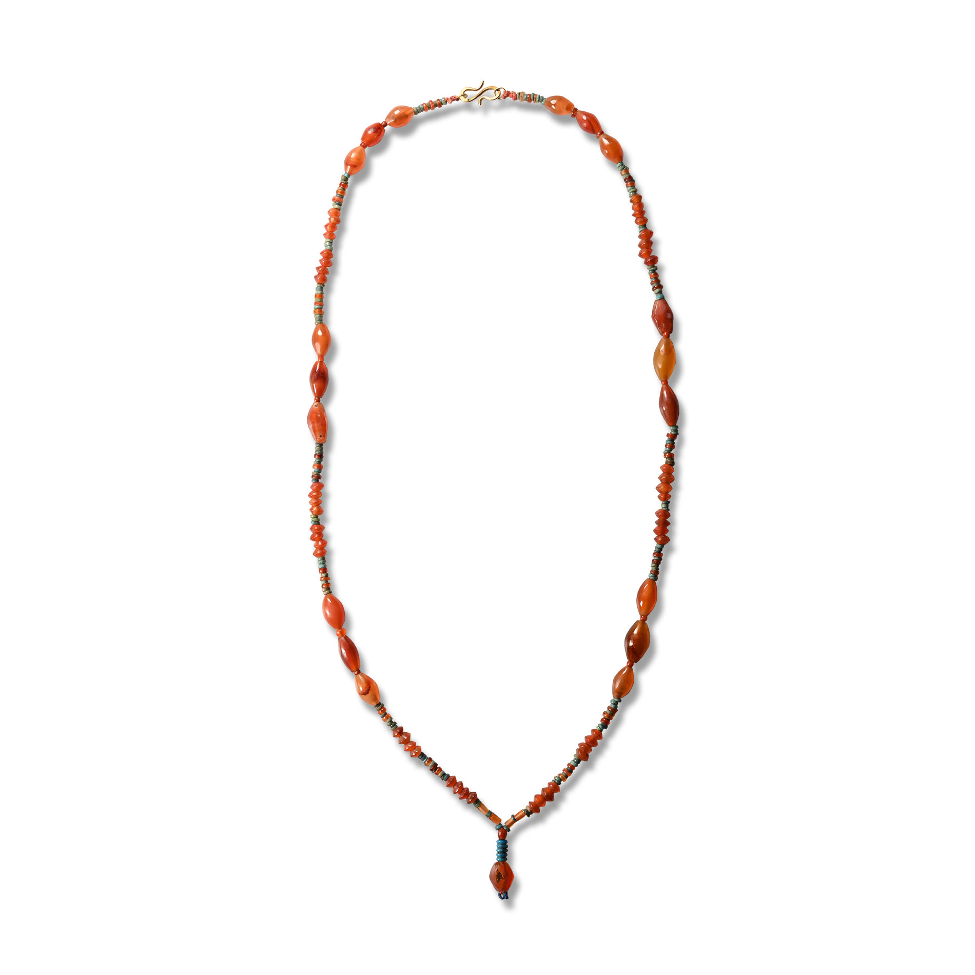 Egyptian Hardstone and Faience Necklace