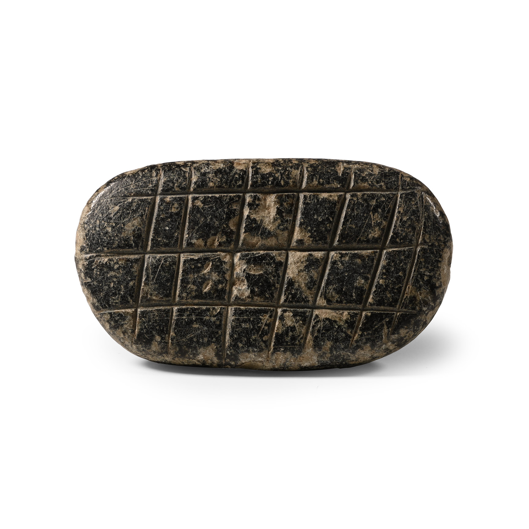 Western Asiatic Black Stone Seal with Cross