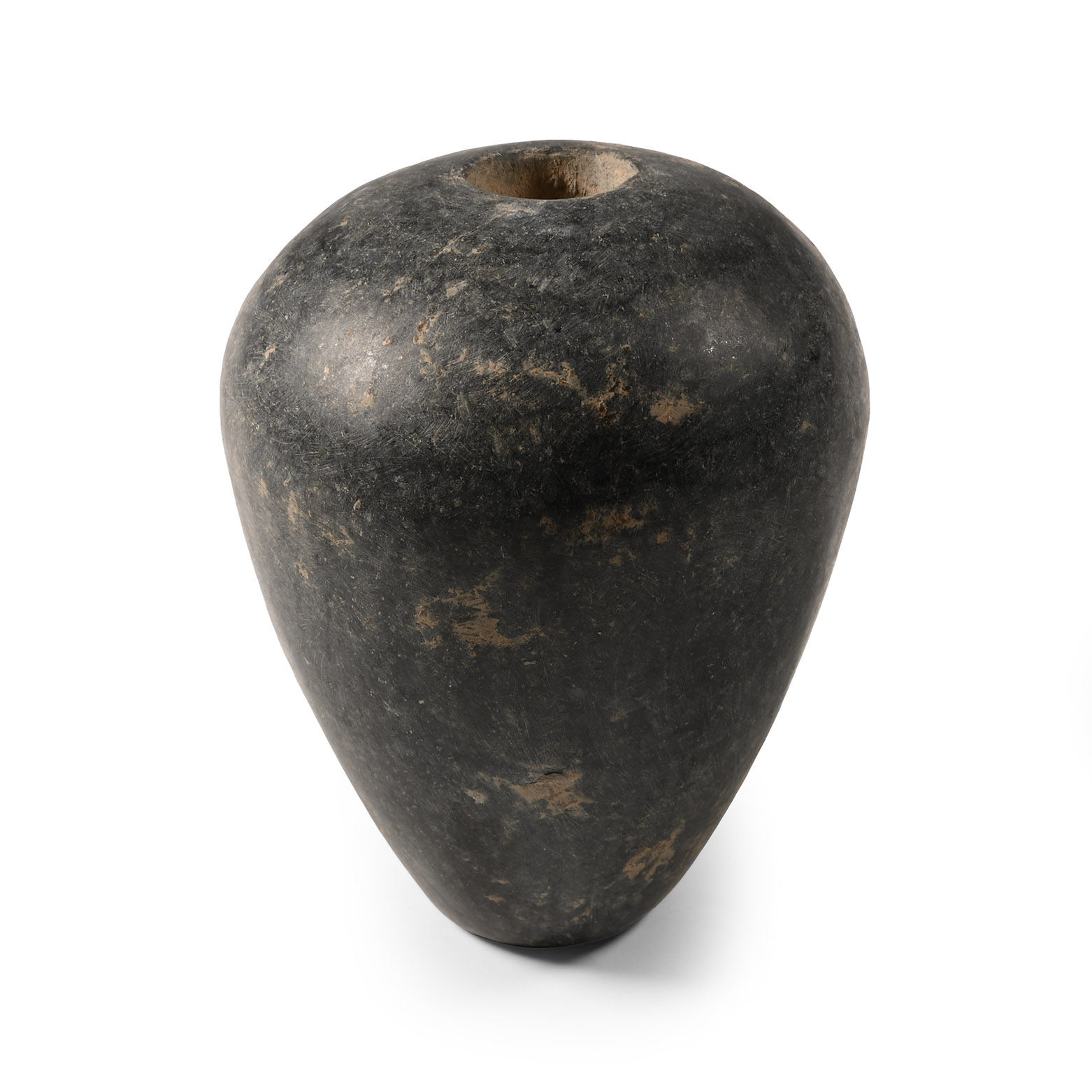 Western Asiatic Black Stone Macehead