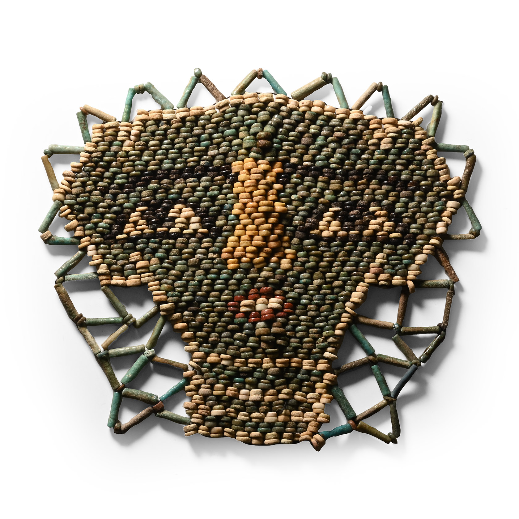 Egyptian Faience Mummy Bead Mask
