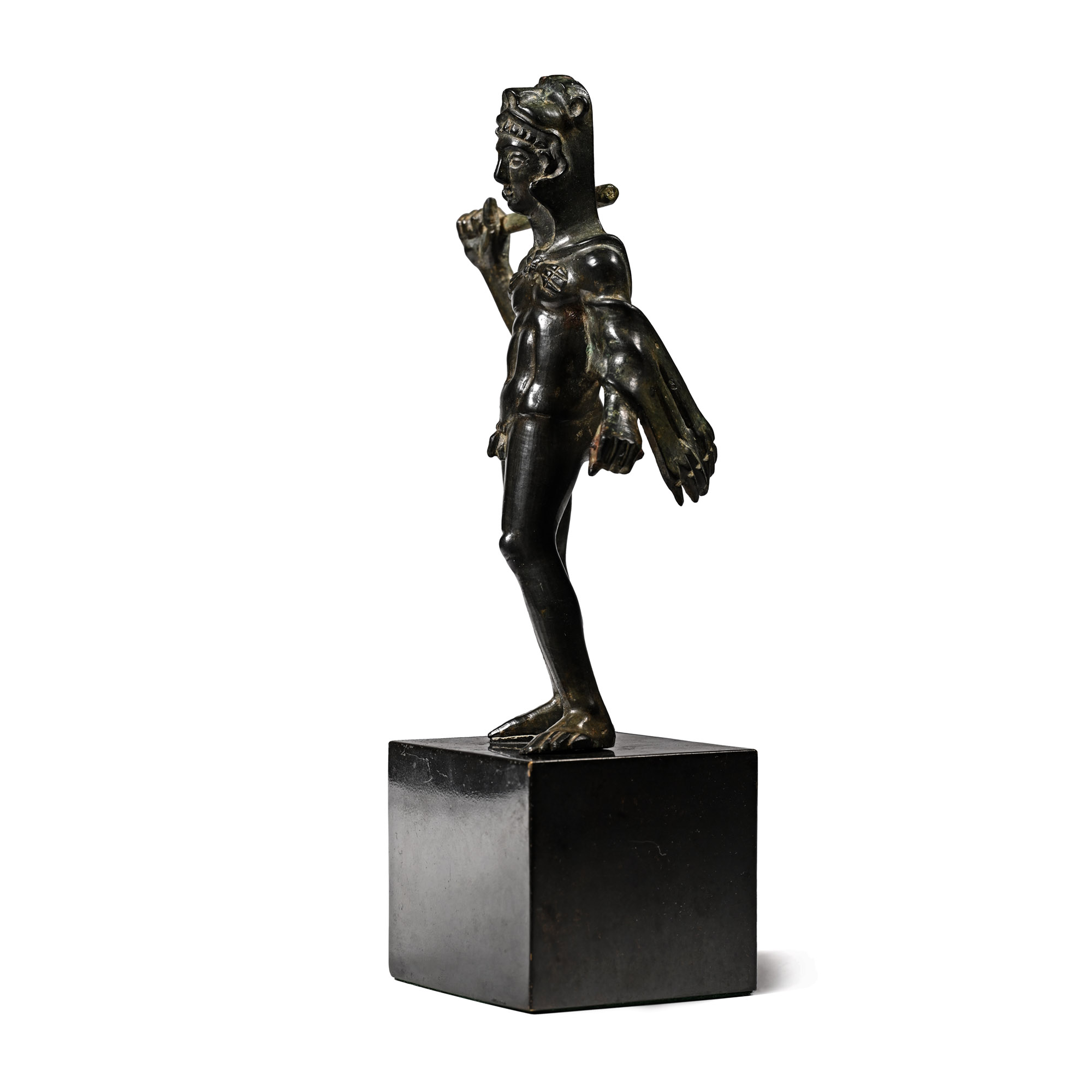 Etruscan Bronze Statuette of Herakles