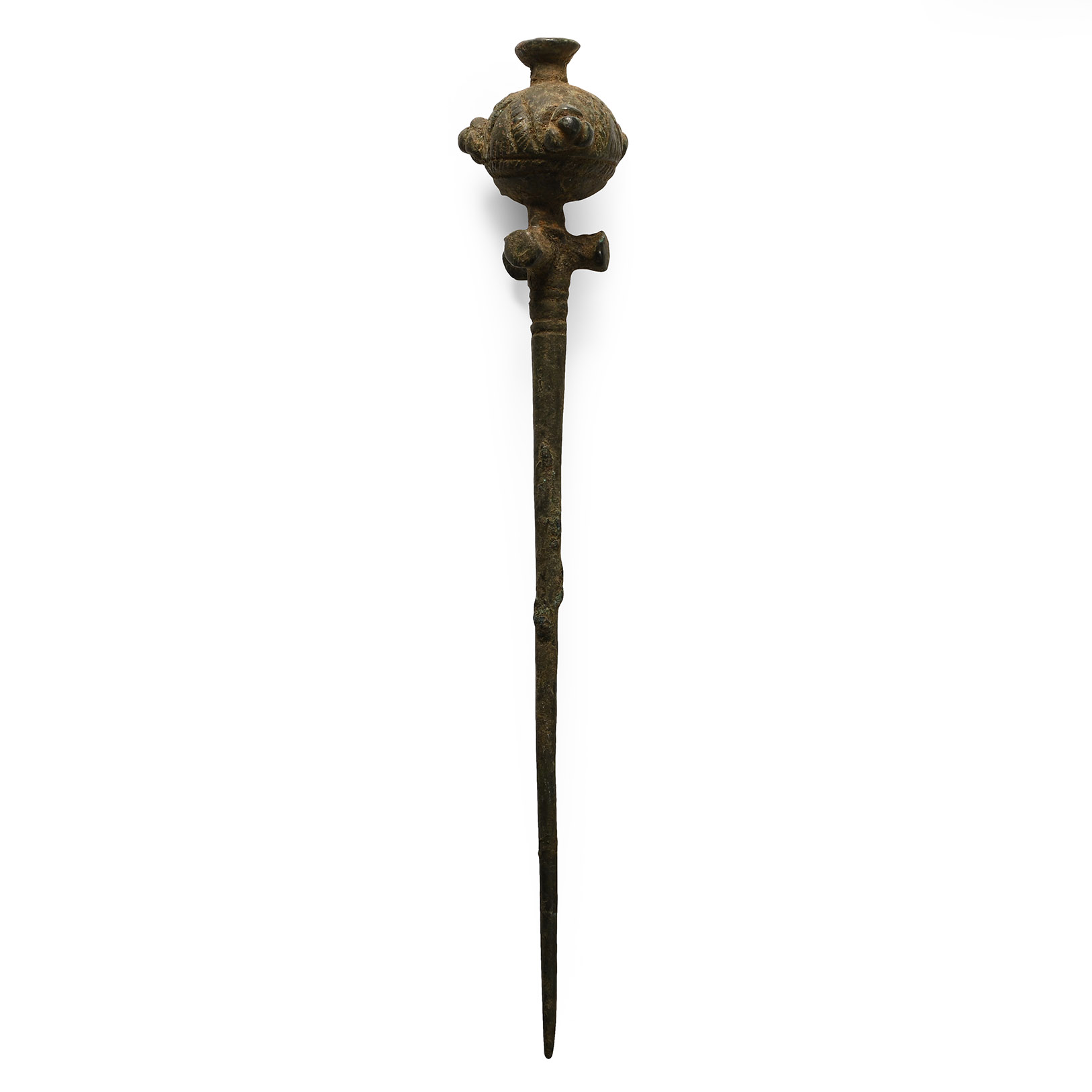 Luristan Bronze Poppy-Headed Pin