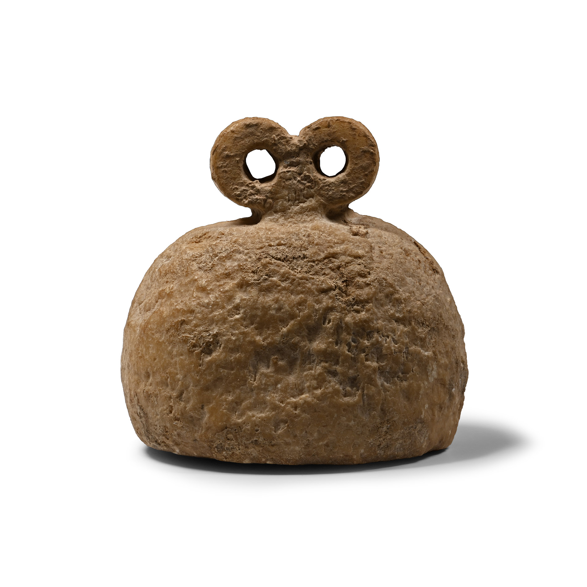 Sumerian Alabaster Eye Idol