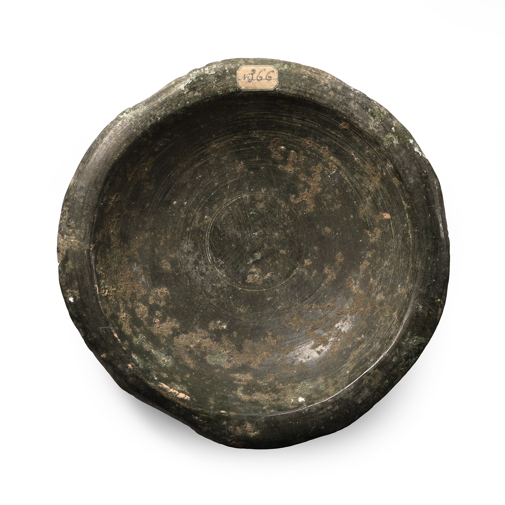 Roman Bronze Dish with Rim