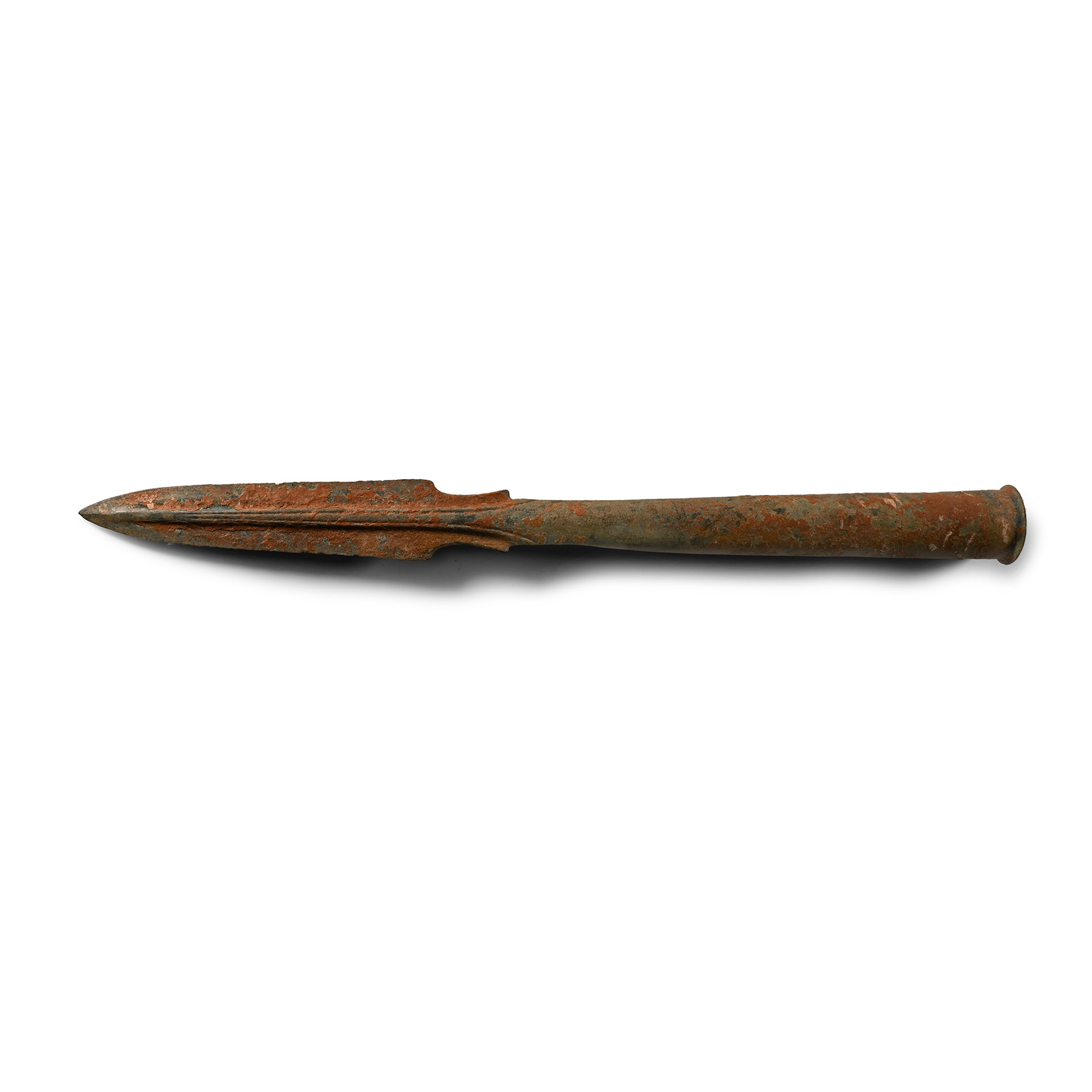 Chinese Zhou Bronze Socketted Spearhead