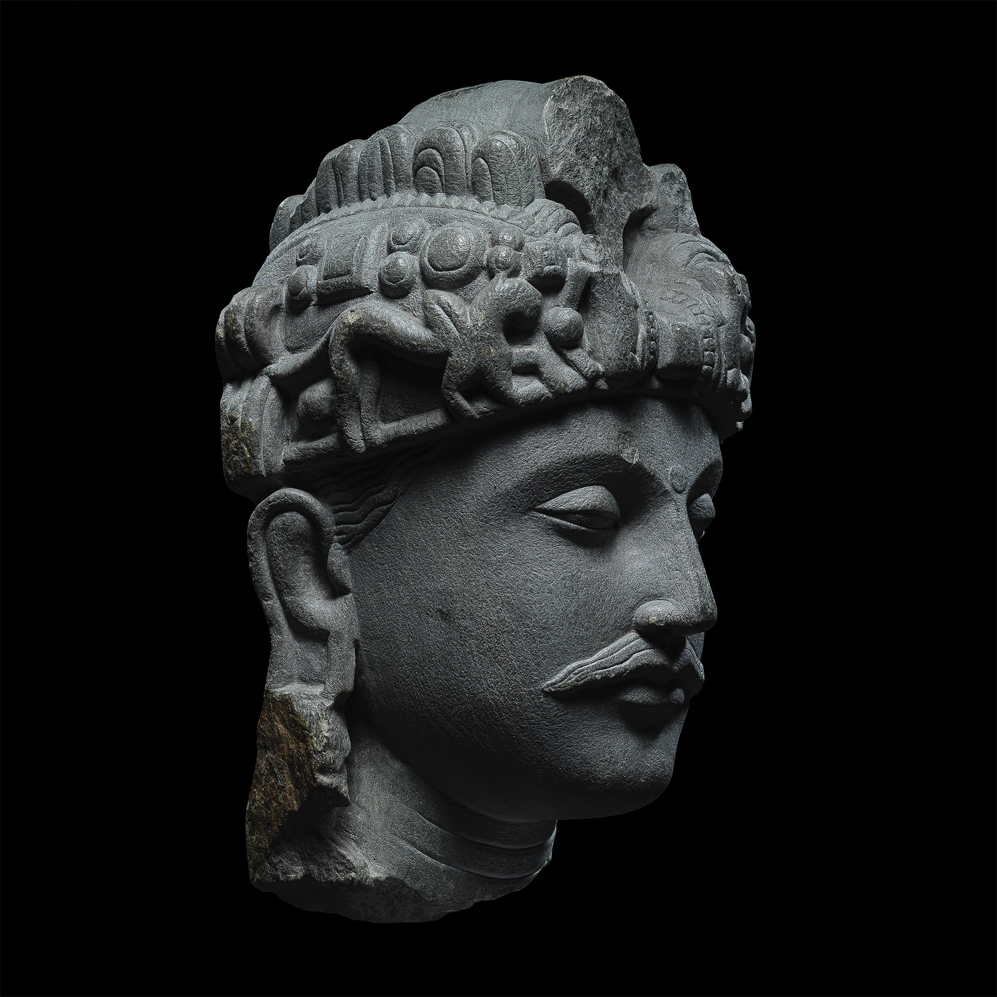 'The Kelton' Gandharan Head of a Bodhisattva