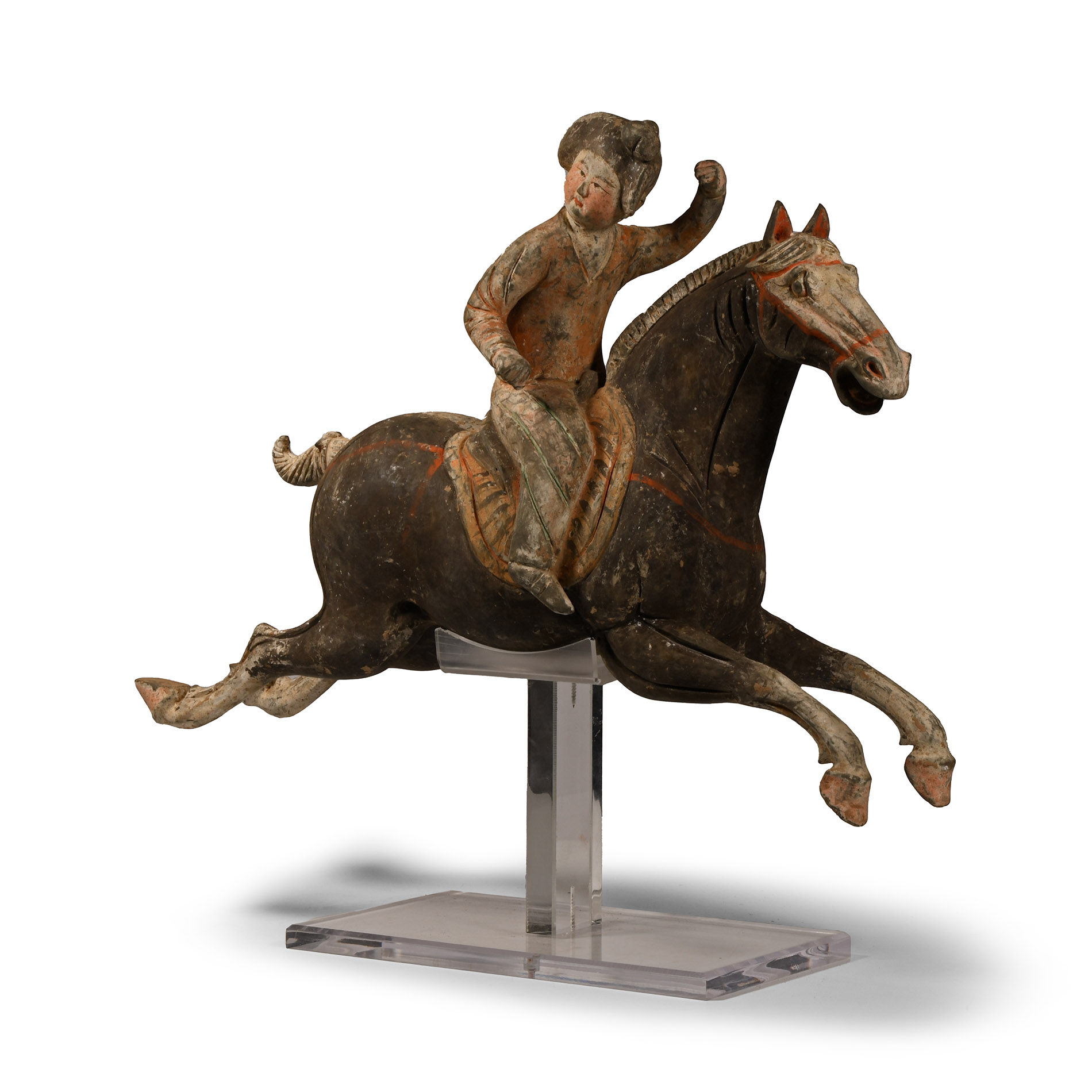 Chinese Tang Terracotta Polo Player