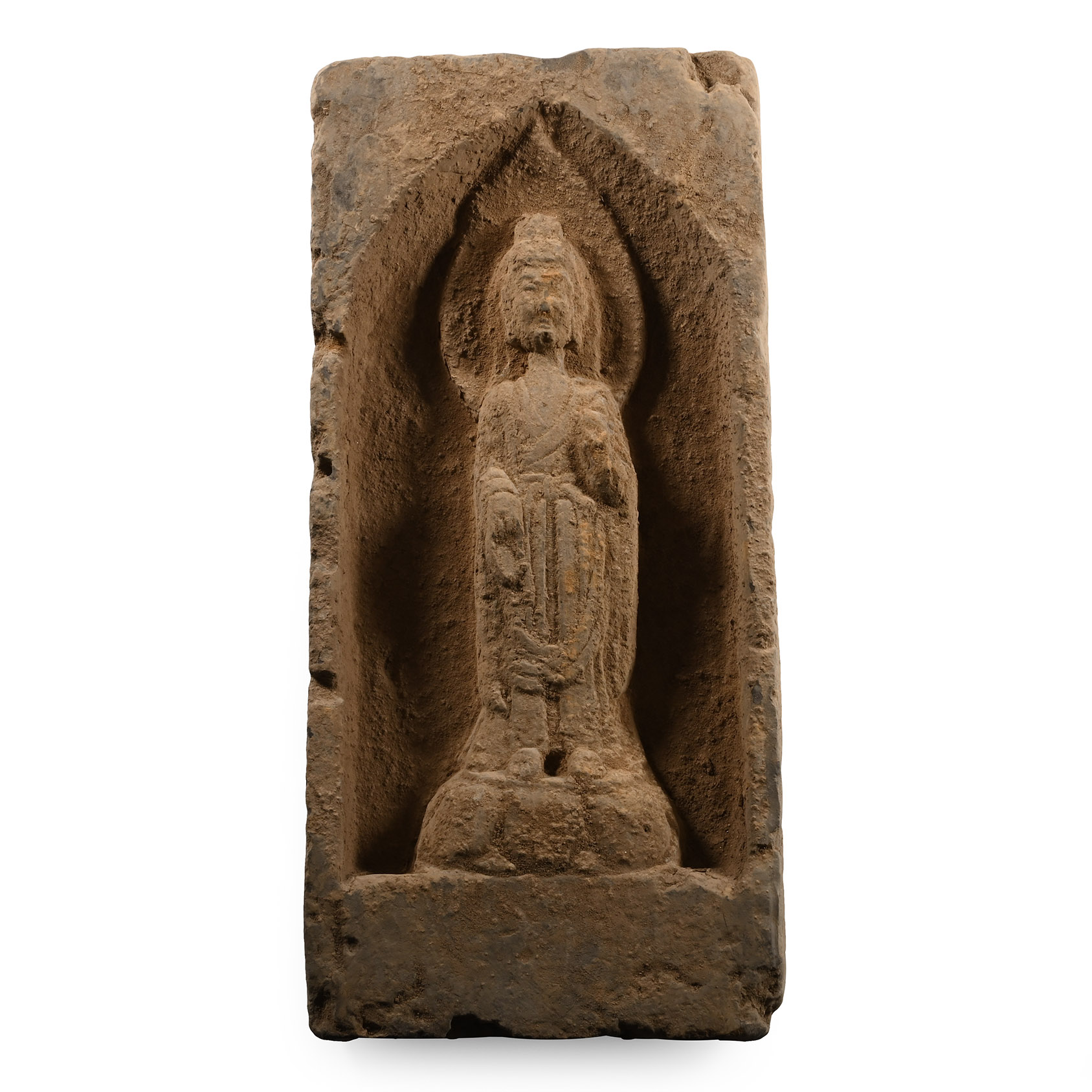 Chinese Wei Terracotta Buddha Brick