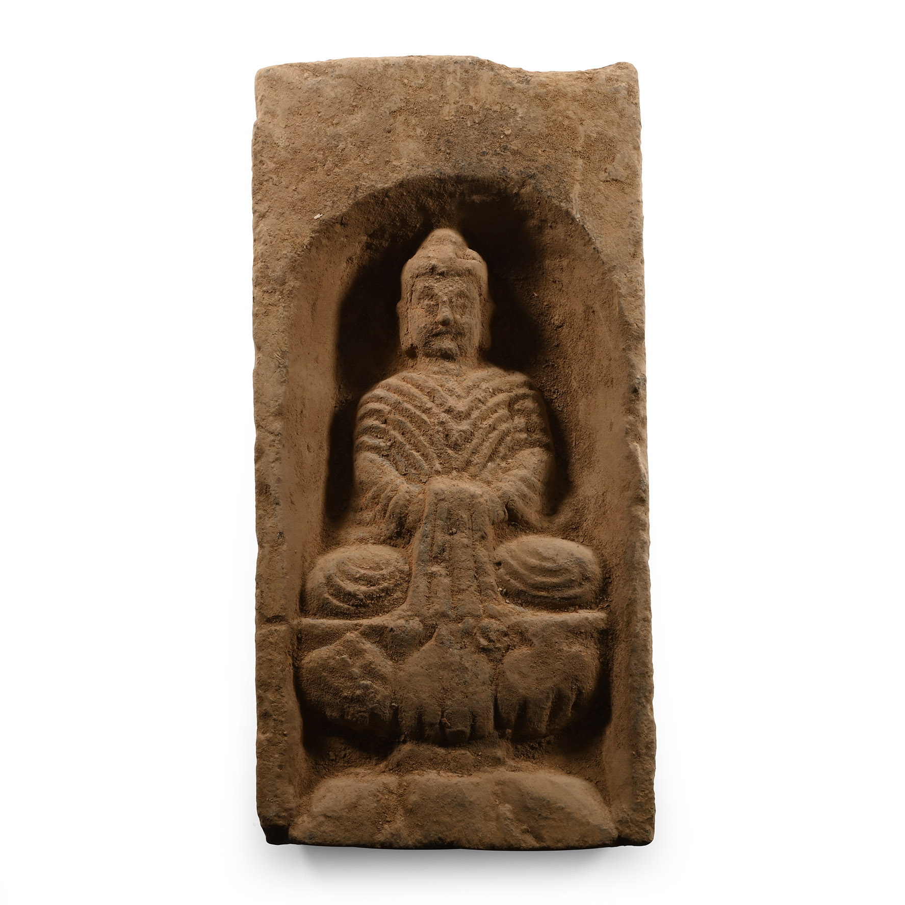 Chinese Wei Terracotta Buddha Brick