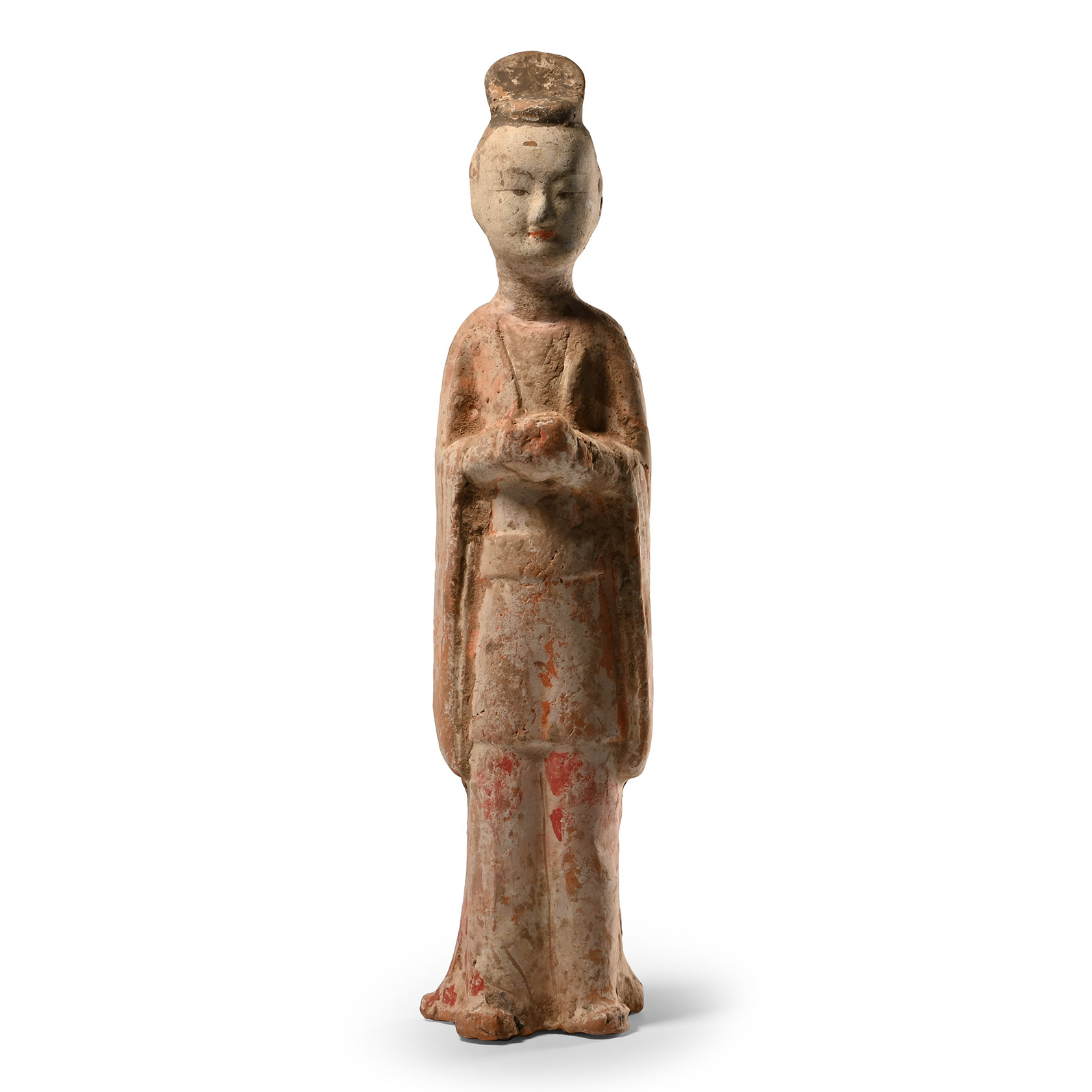 Chinese Tang Terracotta Courtly Figure