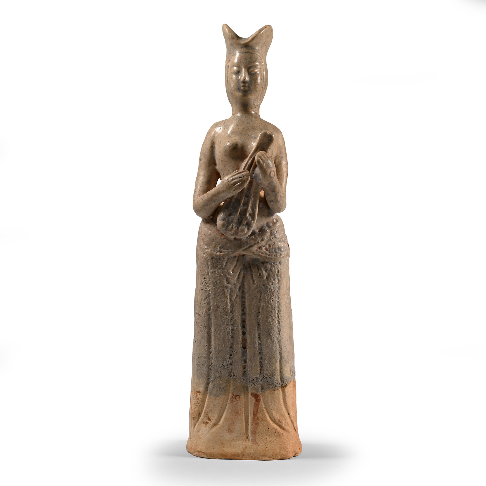Chinese Song Glazed Musician Figure