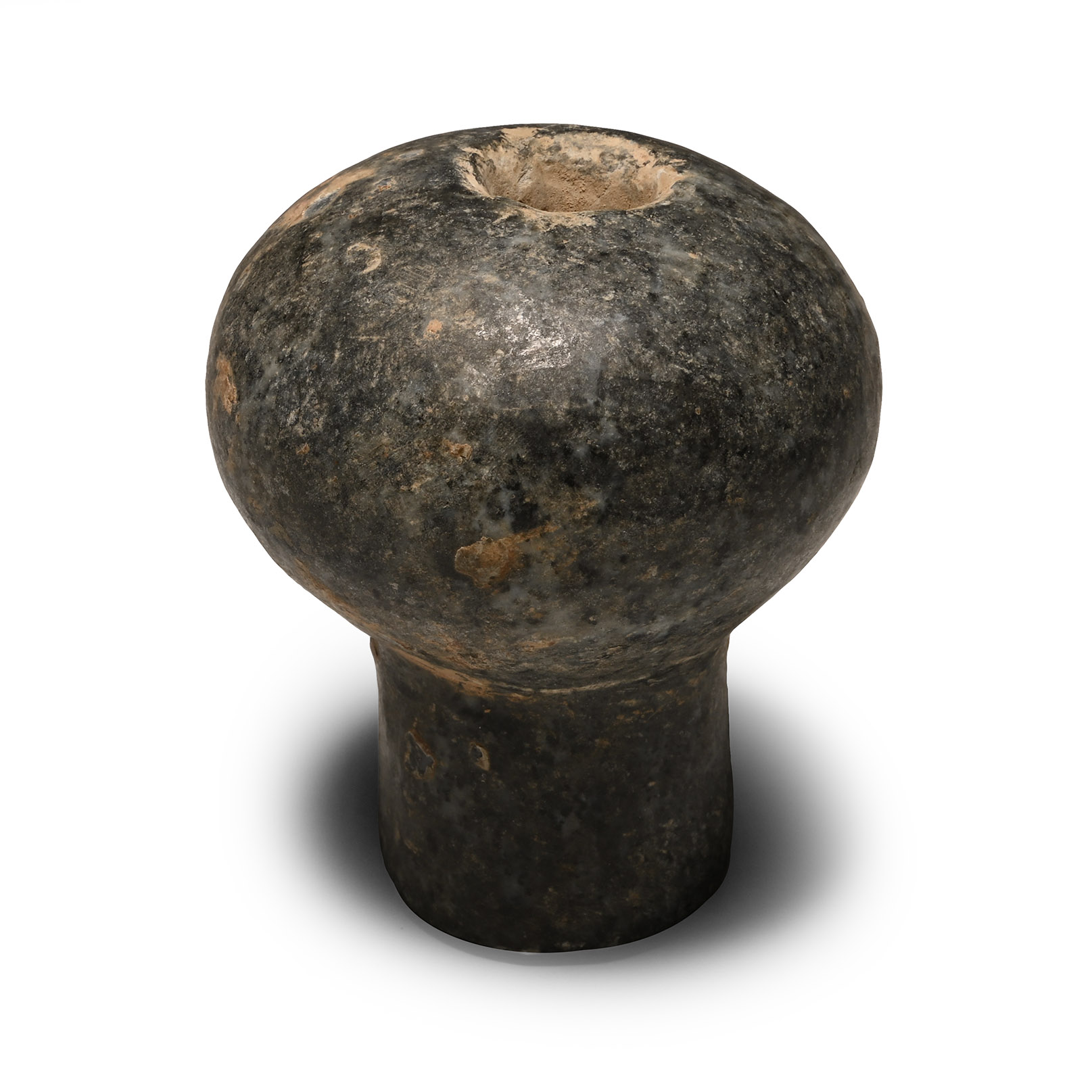 Western Asiatic Black Stone Macehead