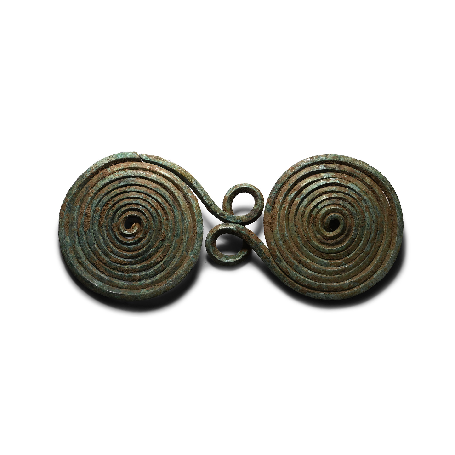 Greek Geometric Bronze Spiral Fibula