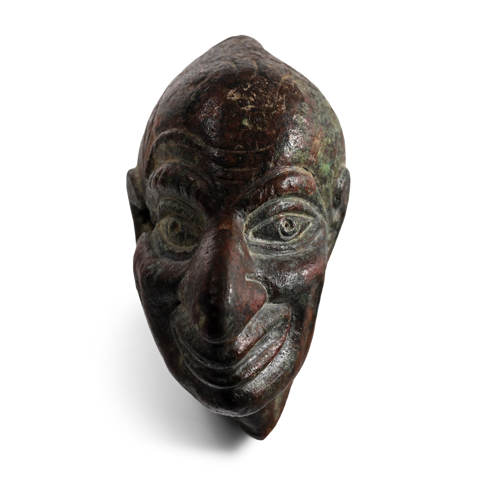 Greek Bronze Moneybox in the form of a Grotesque Man