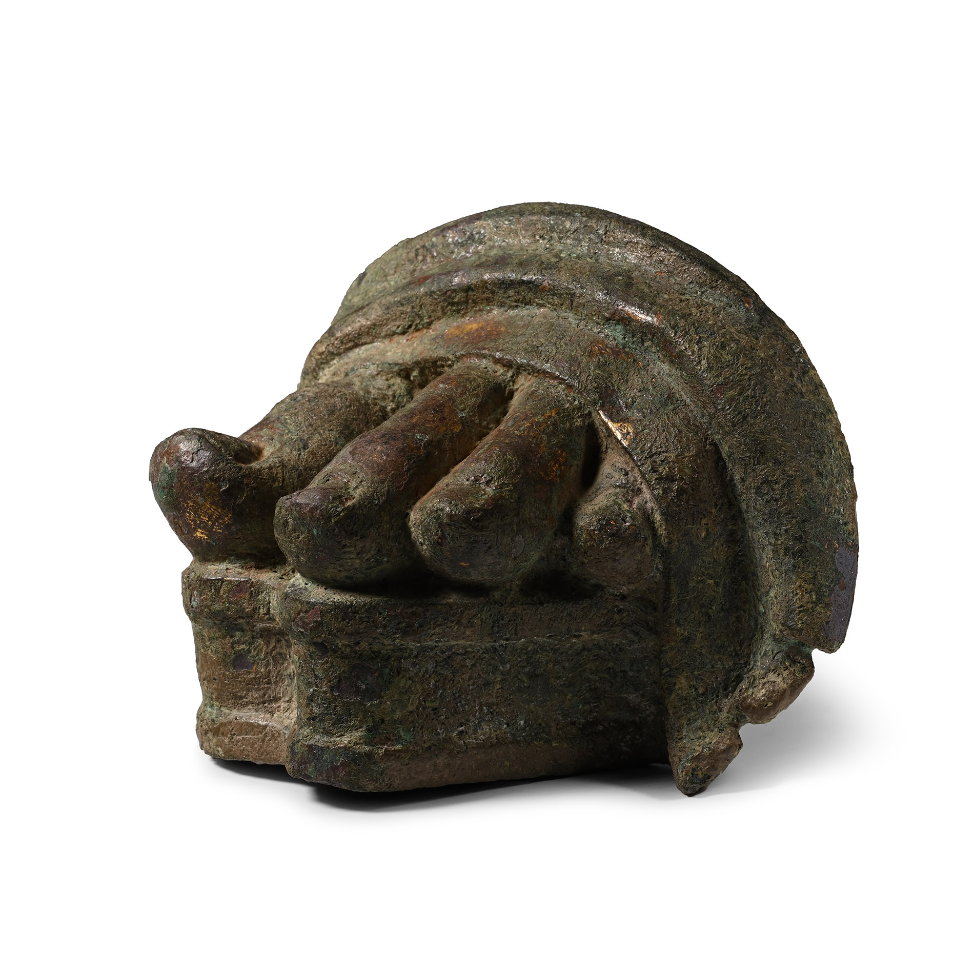 Larger Than Life-Size Roman Bronze Sandaled Toes