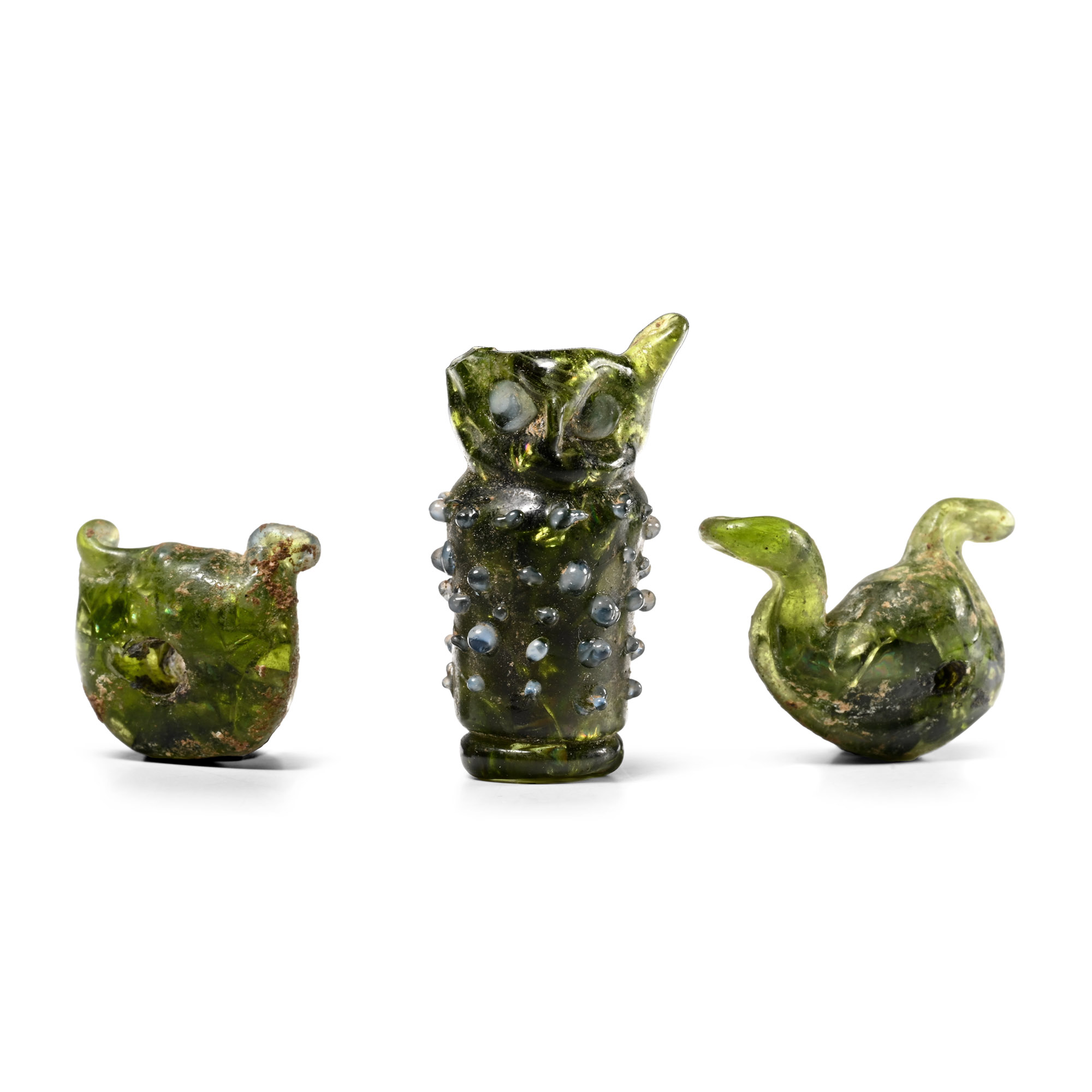 Etruscan Miniature Glass Amulet Collection