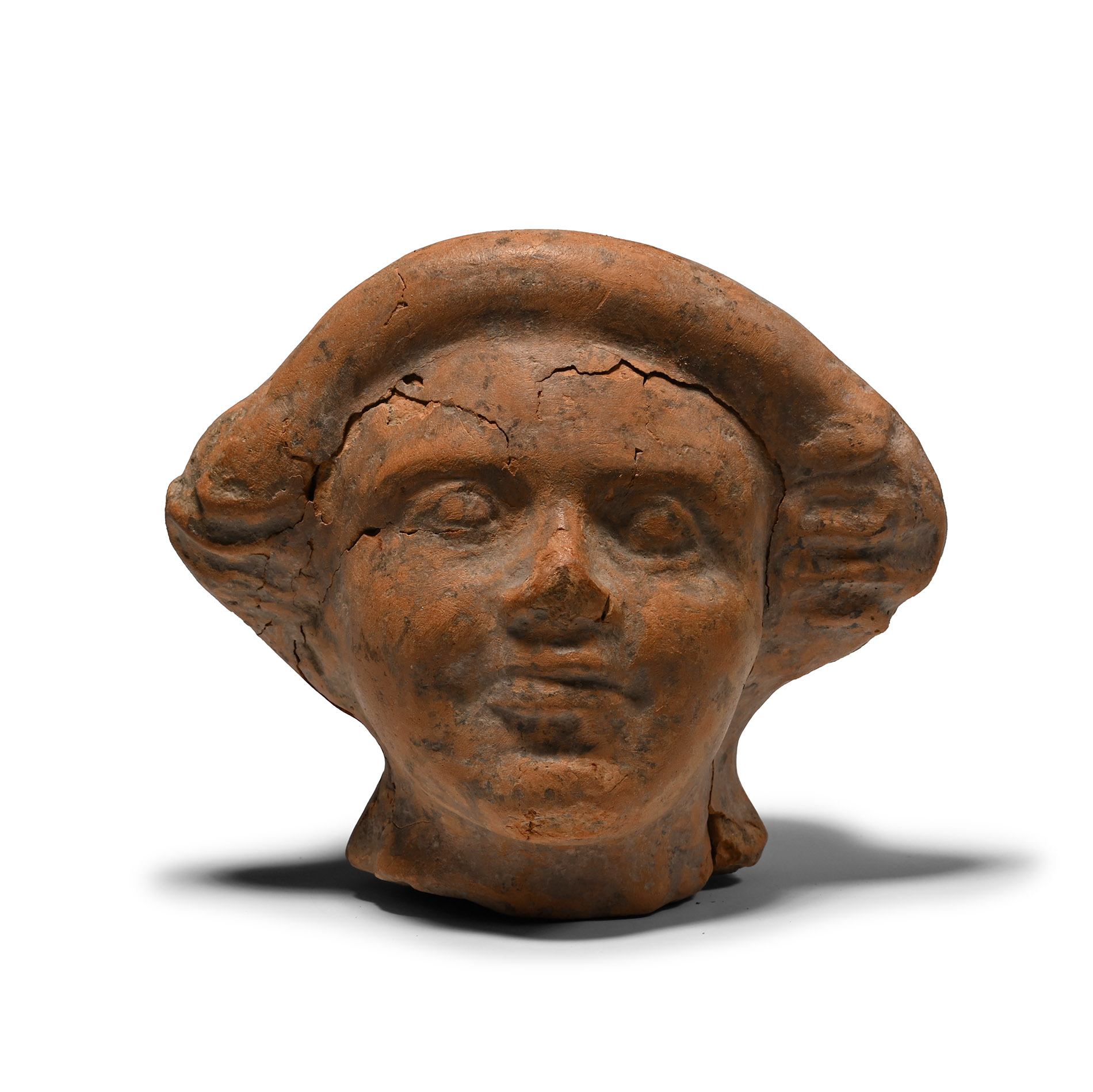 Hellenistic Terracotta Head of a Woman
