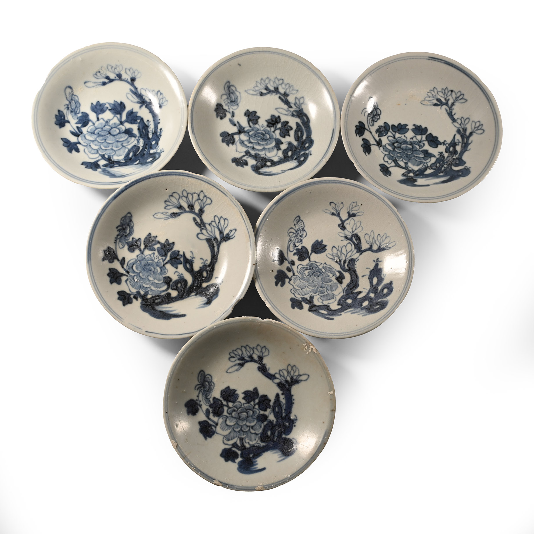Tek Sing Treasure Shipwreck Glazed Blue and White Dish Set