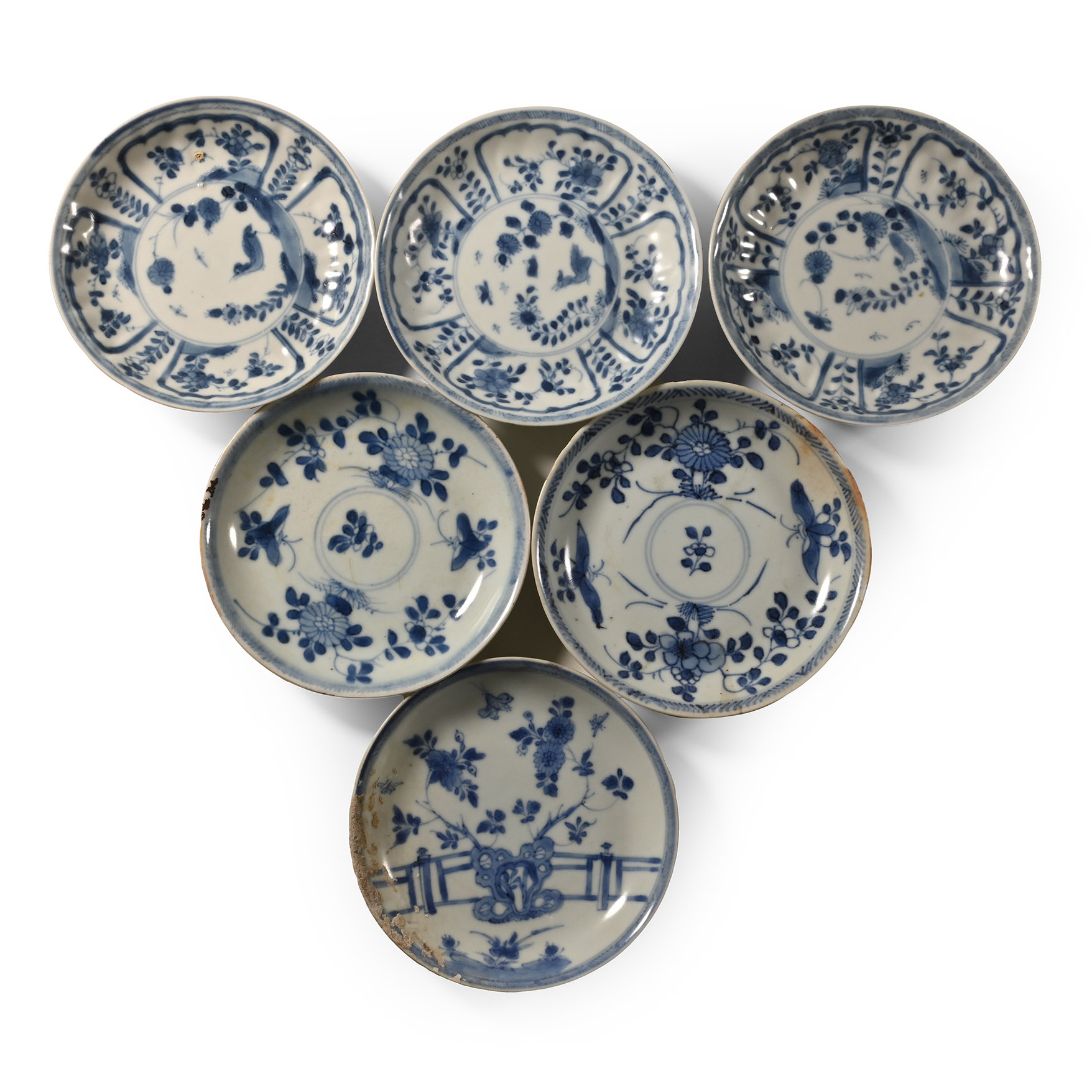 Ca Mau Cargo Shipwreck Glazed Blue and White Dish Collection