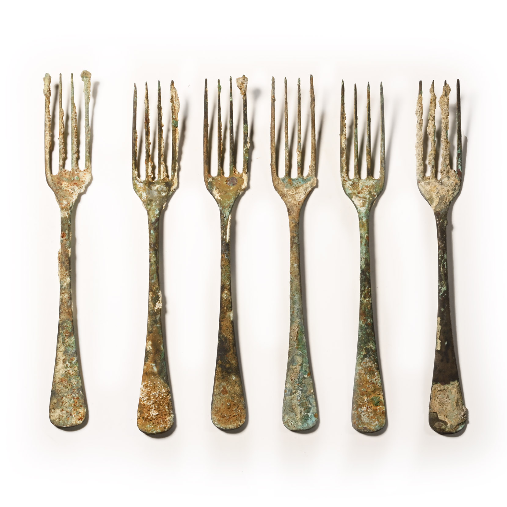 'Nuestra Senora de la Luz' Shipwreck Fork Set of Six